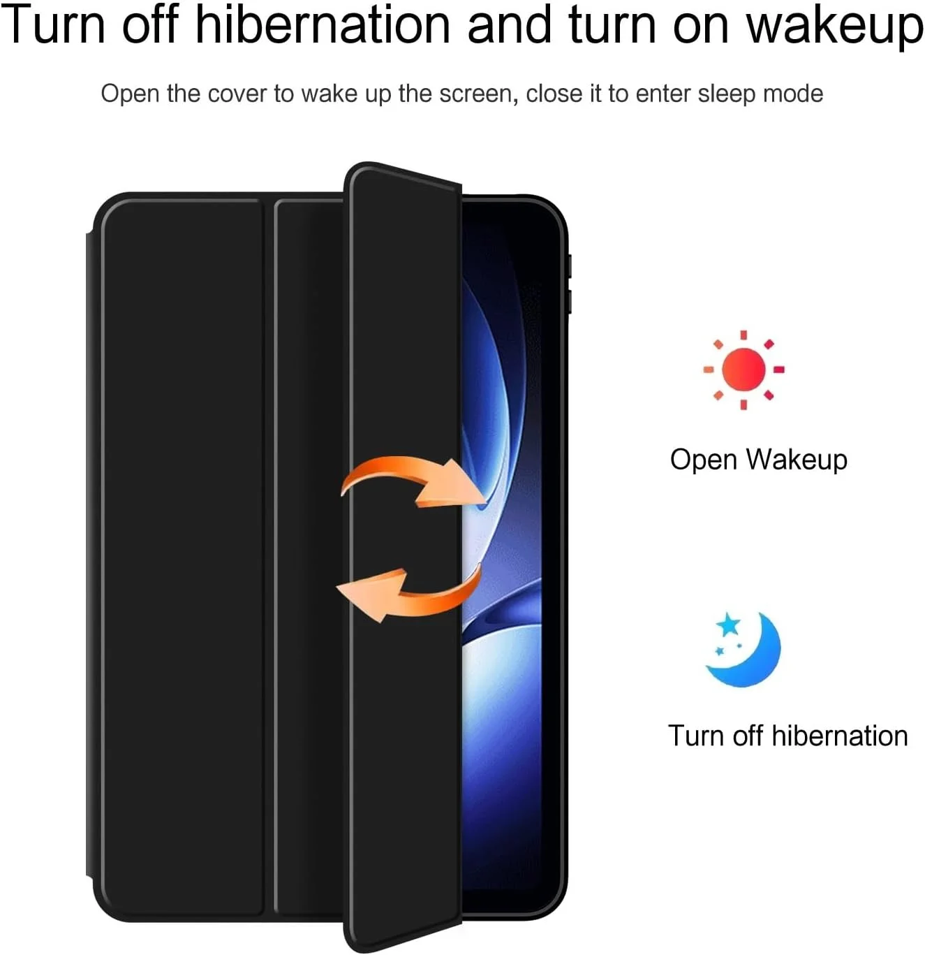 کیف تبلت Gruattreay برای شیائومی Redmi K Pad 8.8 اینچ 2025، کاور سبک وزن سه تایی تاشو چرمی PU با قابلیت خواب/بیدار شدن خودکار، کاور پشتی سیلیکونی TPU ضد ضربه