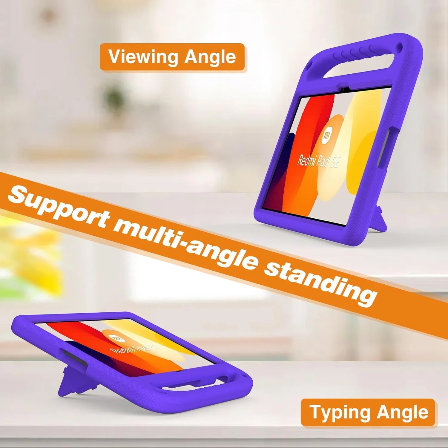 کیف تبلت مسافرتی سازگار با شیائومی Redmi Pad SE 11 اینچی، کیف محافظ سبک و مقاوم در برابر ضربه سازگار با تبلت عرضه شده در سال 2023، سازگار با کودکان در EVA سبک وزن کیف تبلت مسافرتی سازگار با شیائومی Redmi Pad SE 11 اینچی، کیف محافظ سبک و مقاوم در برابر ضربه سازگار با تبلت عرضه شده در سال 2023، سازگار با کودکان در EVA سبک وزن