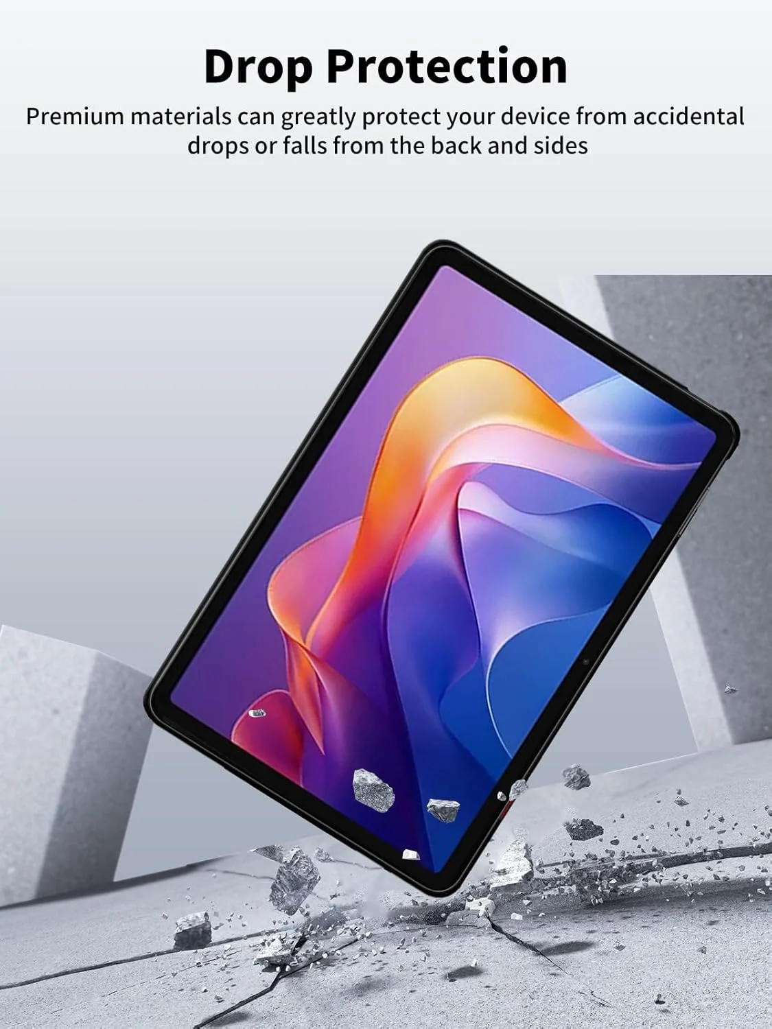 کاور تبلت شیائومی ردمی پد 2 با سایز 11 اینچ، کاور محافظ تبلت NOUKAJU، مقاوم در برابر افتادن، ضد خش، کاور محافظ برای ردمی پد 2 (مشکی) کاور تبلت شیائومی ردمی پد 2 با سایز 11 اینچ، کاور محافظ تبلت NOUKAJU، مقاوم در برابر افتادن، ضد خش، کاور محافظ برای ردمی پد 2 (مشکی)