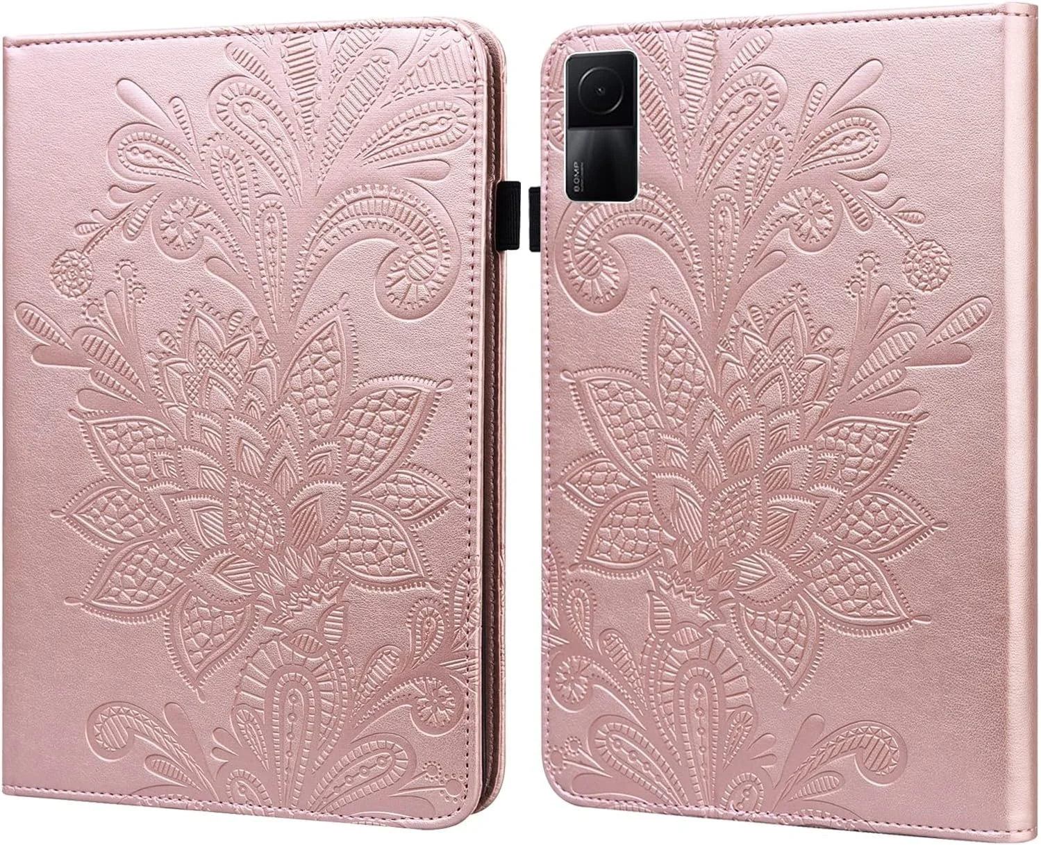 ZZjingli For Xiaomi Redmi Pad 10.61 Lace Flower Embossing Pattern Leather Tablet Case(Pink)(Green)(Brown) etc (Color : Pink) ZZjingli For Xiaomi Redmi Pad 10.61 Lace Flower Embossing Pattern Leather Tablet Case(Pink)(Green)(Brown) etc (Color : Pink)