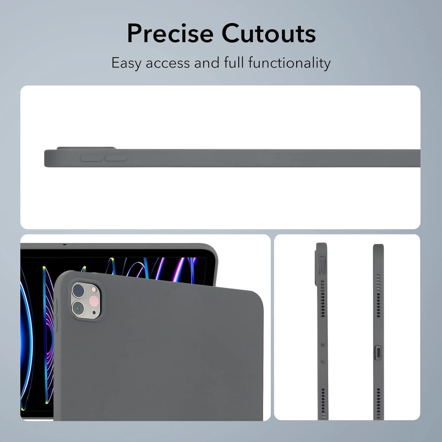 Soft Silicone Case Compatible with Xiaomi Mi Pad 6/6 Pro 2023 11.2 inch,Slim Fit Lightweight Matte TPU Shockproof Protective Tablet Case for Xiaomi Mi Pad 6/6 Pro 2023 11.2 inch (Grey) Soft Silicone Case Compatible with Xiaomi Mi Pad 6/6 Pro 2023 11.2 inch,Slim Fit Lightweight Matte TPU Shockproof Protective Tablet Case for Xiaomi Mi Pad 6/6 Pro 2023 11.2 inch (Grey)