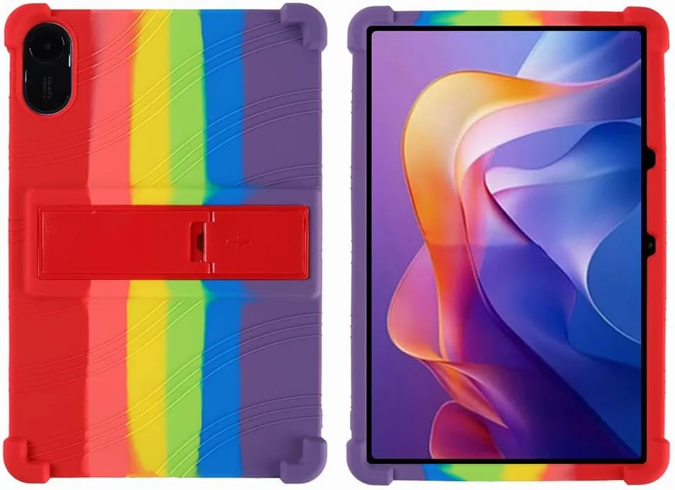 کاور FKQLH برای تبلت شیائومی Redmi Pad 2 با صفحه نمایش 11 اینچی، کاور محافظ سبک وزن سیلیکونی نرم برای کودکان، مناسب برای تبلت شیائومی Redmi Pad 2 با صفحه نمایش 11 اینچی، رنگارنگ کاور FKQLH برای تبلت شیائومی Redmi Pad 2 با صفحه نمایش 11 اینچی، کاور محافظ سبک وزن سیلیکونی نرم برای کودکان، مناسب برای تبلت شیائومی Redmi Pad 2 با صفحه نمایش 11 اینچی، رنگارنگ