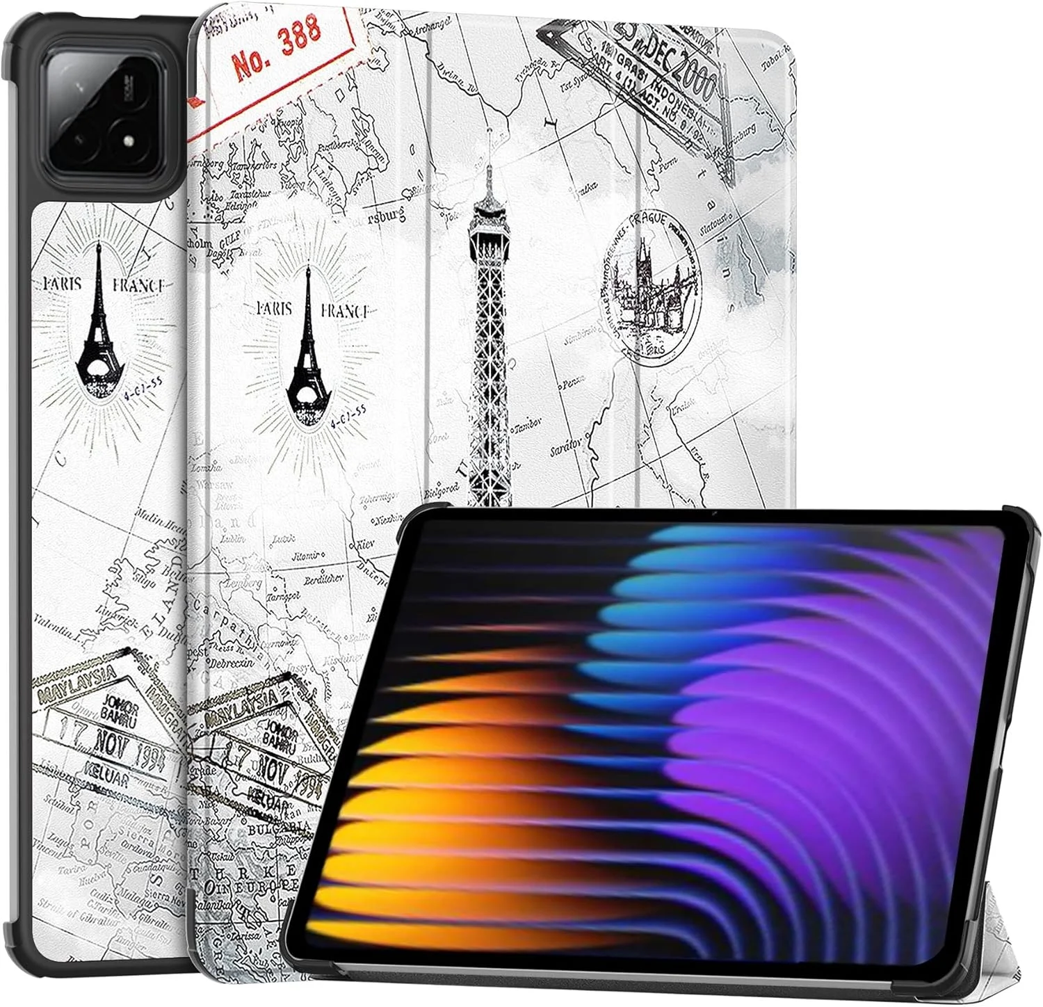 کاور تبلت شیائومی پد 7 پرو 11.2 اینچی 2024 مدل ANKILVAIXY، محافظ باریک با استند تاشو و پشت سخت، دارای عملکرد بیدار/خواب خودکار کاور تبلت شیائومی پد 7 پرو 11.2 اینچی 2024 مدل ANKILVAIXY، محافظ باریک با استند تاشو و پشت سخت، دارای عملکرد بیدار/خواب خودکار