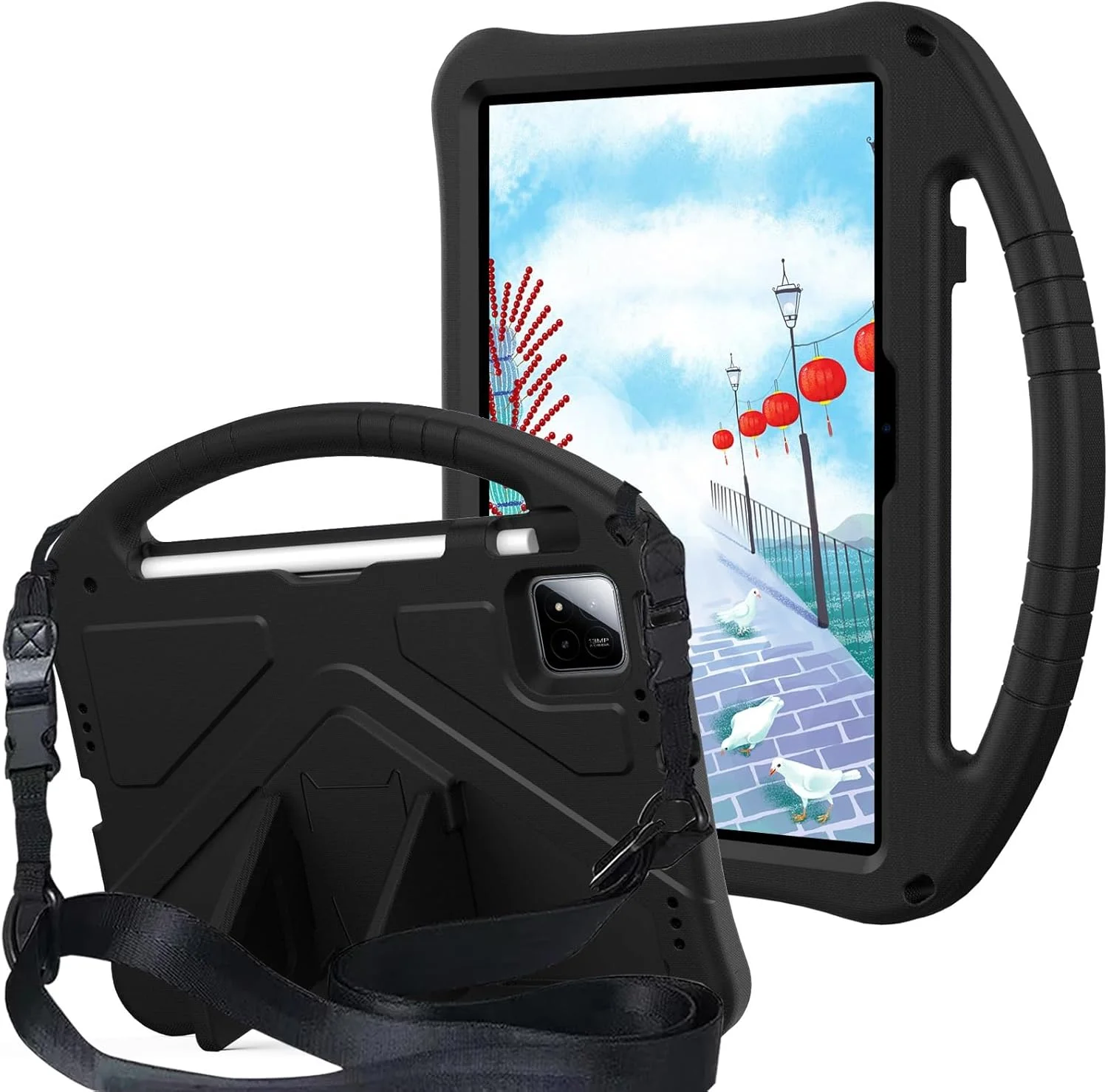 Tablet Cover Kids Case Compatible With Xiaomi Mi Pad 7/Pad 7 Pro 11.2 inch Tablet Case, Lightweight EVA Kid Friendly Shockproof Protective Case, Dropproof Impact Resistance Protective Cover Tablet Hom Tablet Cover Kids Case Compatible With Xiaomi Mi Pad 7/Pad 7 Pro 11.2 inch Tablet Case, Lightweight EVA Kid Friendly Shockproof Protective Case, Dropproof Impact Resistance Protective Cover Tablet Hom