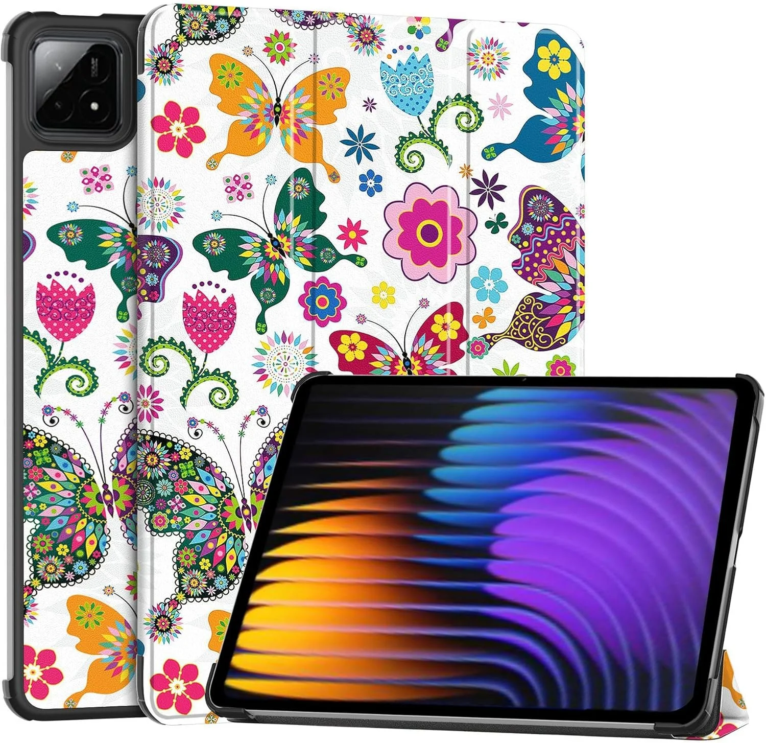 کاور تبلت شیائومی پد 7 11.2 اینچی 2024، محافظ باریک با پشت سخت و قابلیت استند تاشو، سبک و هوشمند با عملکرد خواب/بیدار خودکار کاور تبلت شیائومی پد 7 11.2 اینچی 2024، محافظ باریک با پشت سخت و قابلیت استند تاشو، سبک و هوشمند با عملکرد خواب/بیدار خودکار