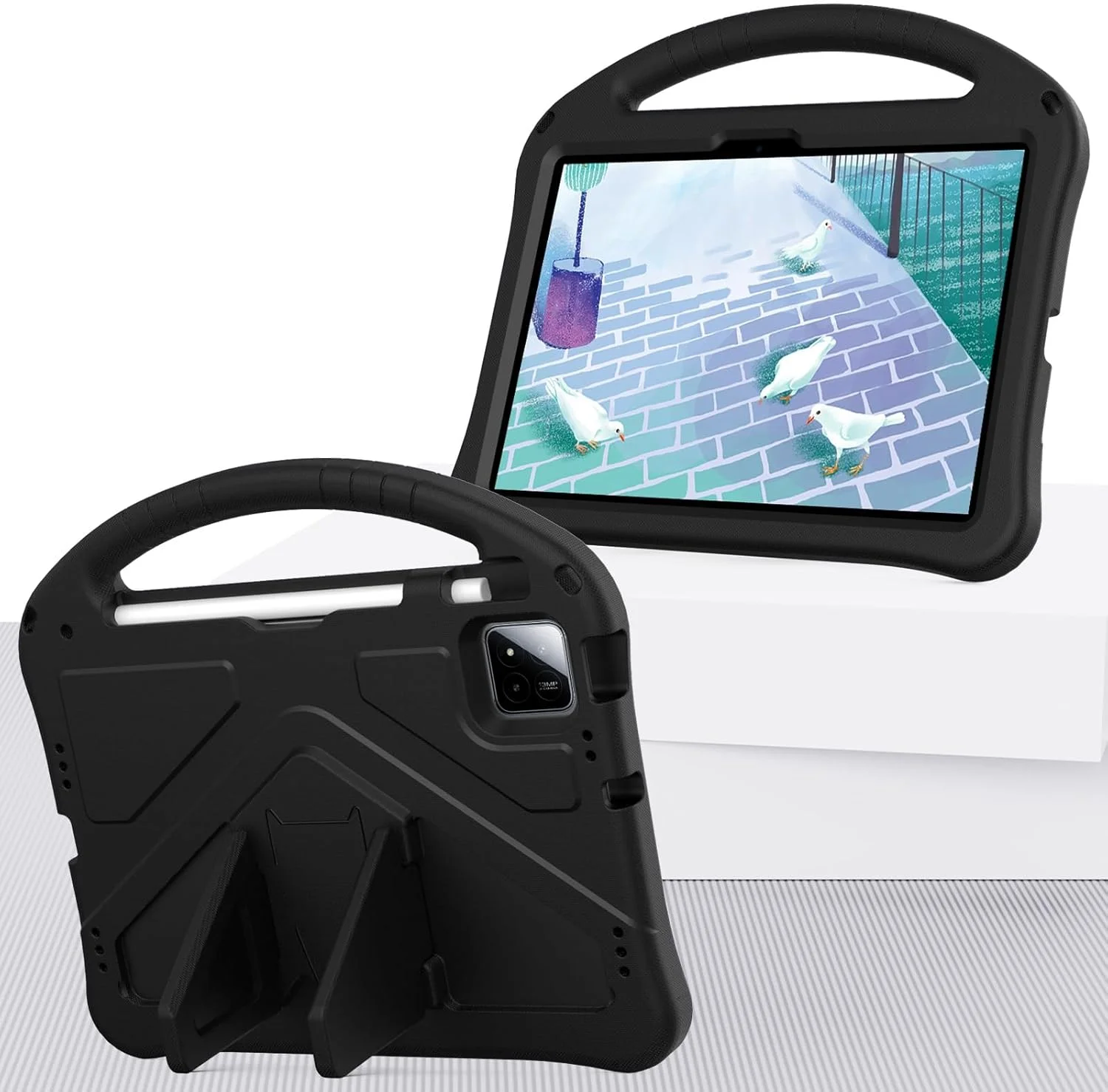 Tablet Cover Kids Case Compatible With Xiaomi Mi Pad 7/Pad 7 Pro 11.2 inch Tablet Case, Lightweight EVA Kid Friendly Shockproof Protective Case, Dropproof Impact Resistance Protective Cover Tablet Hom