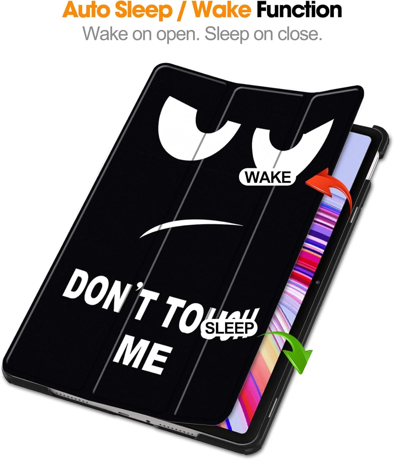 RanTuo Tablet Case for Xiaomi Redmi Pad Pro, PU Skin, Light and Thin, Waterproof, Dustproof, Anti-Fall Protective Case for Xiaomi Redmi Pad Pro.(Big Eyes) RanTuo Tablet Case for Xiaomi Redmi Pad Pro, PU Skin, Light and Thin, Waterproof, Dustproof, Anti-Fall Protective Case for Xiaomi Redmi Pad Pro.(Big Eyes)