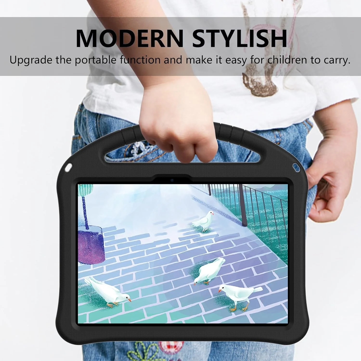 Tablet Cover Kids Case Compatible With Xiaomi Mi Pad 7/Pad 7 Pro 11.2 inch Tablet Case, Lightweight EVA Kid Friendly Shockproof Protective Case, Dropproof Impact Resistance Protective Cover Tablet Hom