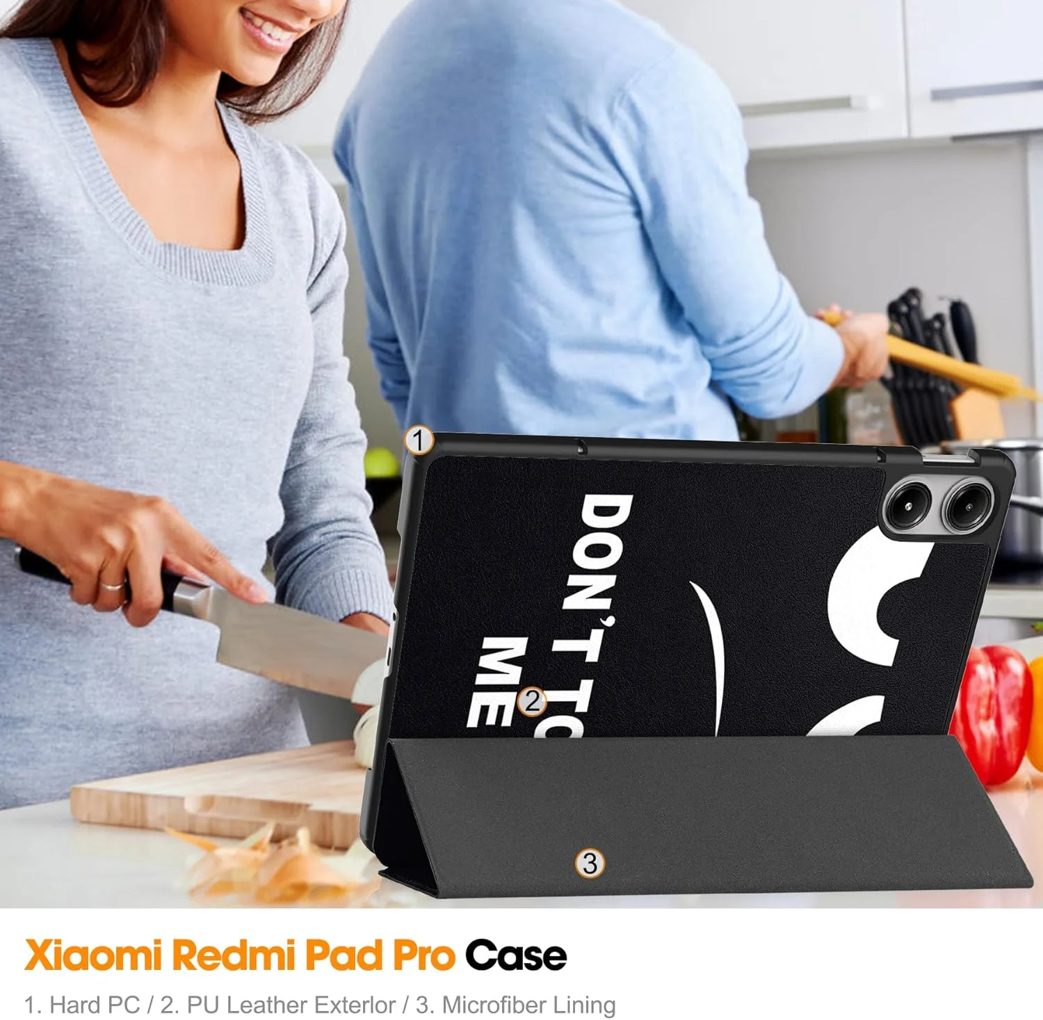 RanTuo Tablet Case for Xiaomi Redmi Pad Pro, PU Skin, Light and Thin, Waterproof, Dustproof, Anti-Fall Protective Case for Xiaomi Redmi Pad Pro.(Big Eyes) RanTuo Tablet Case for Xiaomi Redmi Pad Pro, PU Skin, Light and Thin, Waterproof, Dustproof, Anti-Fall Protective Case for Xiaomi Redmi Pad Pro.(Big Eyes)