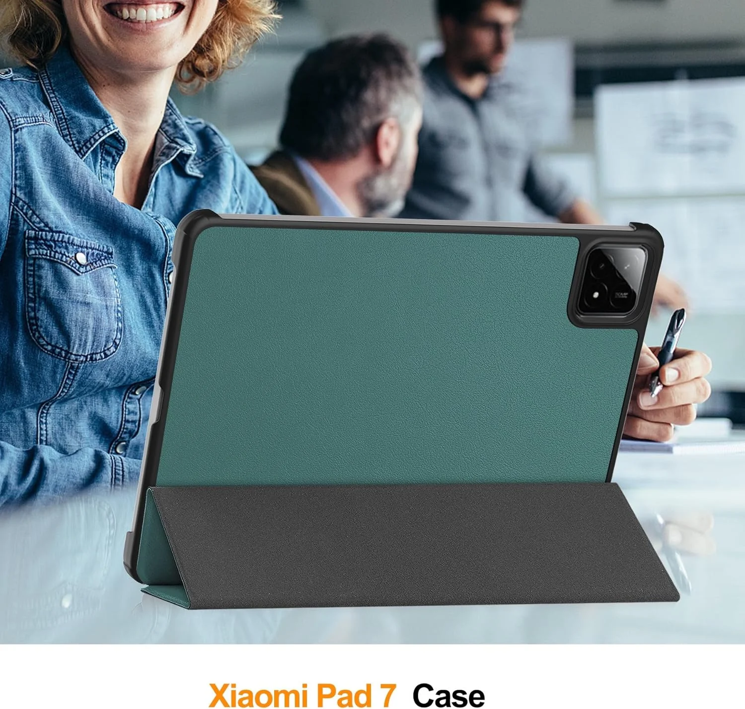 کاور تبلت شیائومی پد 7 پرو 11.2 اینچی 2024 مدل ANKILVAIXY، محافظ باریک، قاب پشتی سخت، استند تاشو هوشمند با قابلیت بیدار شدن/به خواب رفتن خودکار، رنگ سبز کاور تبلت شیائومی پد 7 پرو 11.2 اینچی 2024 مدل ANKILVAIXY، محافظ باریک، قاب پشتی سخت، استند تاشو هوشمند با قابلیت بیدار شدن/به خواب رفتن خودکار، رنگ سبز