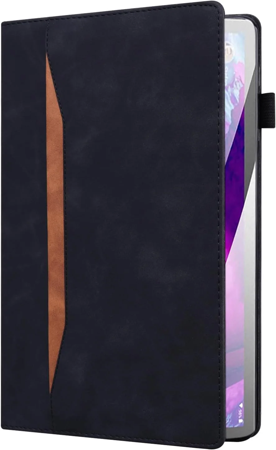 کیف تبلت Gruattreay سازگار با شیائومی Redmi Pad 2 11 اینچی 2025، کیف پول چرمی PU یکپارچهسازی با سیستمعامل با اسلات کارت، پوشش ضد ضربه با پایه چند زاویه (مشکی)