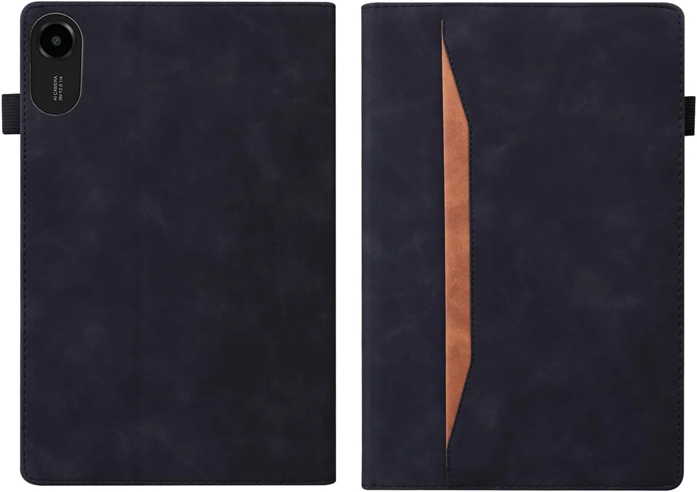 کیف تبلت Gruattreay سازگار با شیائومی Redmi Pad 2 11 اینچی 2025، کیف پول چرمی PU یکپارچهسازی با سیستمعامل با اسلات کارت، پوشش ضد ضربه با پایه چند زاویه (مشکی)