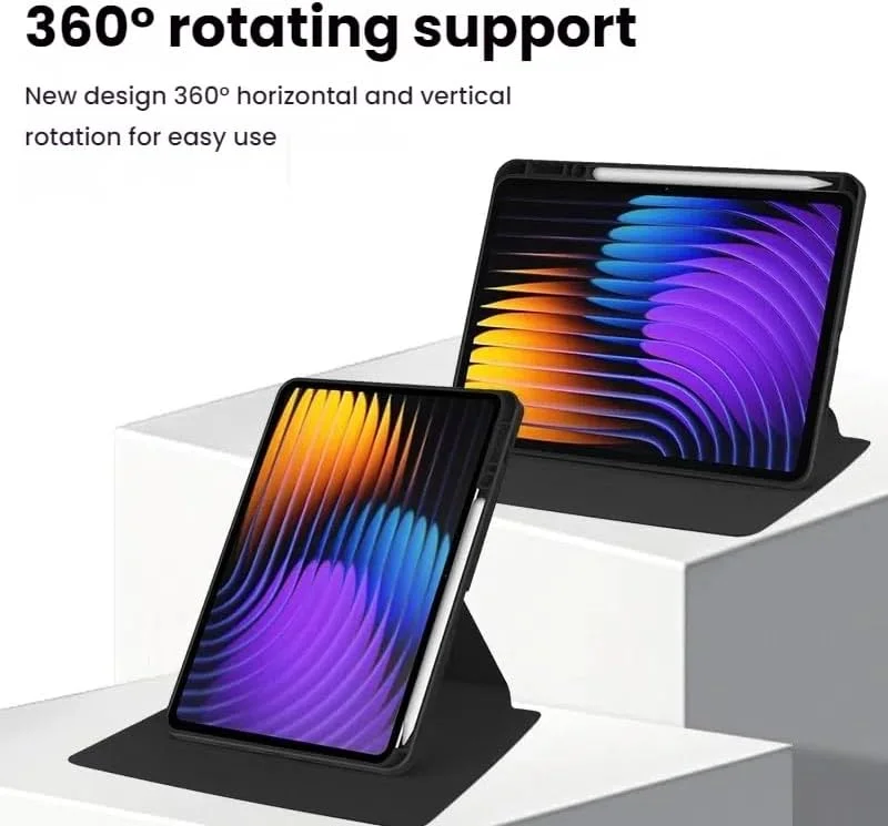 Gruattreay Tablet Case Compatible with Xiaomi Pad 7 Pro 11.2-inch, Clear Foldable Case with Pen Slot & Hibernation Function, TPU All-inclusive Drop-proof Cover for Mi Pad 7 Pro (Black) Gruattreay Tablet Case Compatible with Xiaomi Pad 7 Pro 11.2-inch, Clear Foldable Case with Pen Slot & Hibernation Function, TPU All-inclusive Drop-proof Cover for Mi Pad 7 Pro (Black)