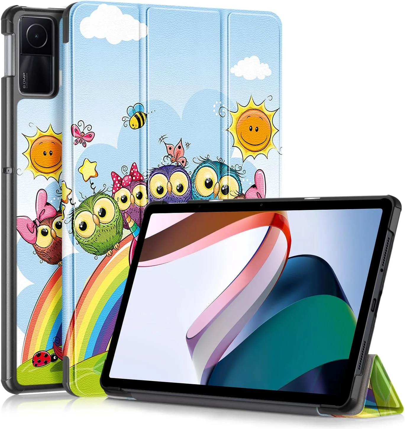 کیف تبلت شیائومی Redmi Pad SE 11 اینچ 2023 مدل TOPCASE، کیف محافظ باریک با عملکرد خواب/بیدار خودکار و استند، طرح یونیکورن کیف تبلت شیائومی Redmi Pad SE 11 اینچ 2023 مدل TOPCASE، کیف محافظ باریک با عملکرد خواب/بیدار خودکار و استند، طرح یونیکورن