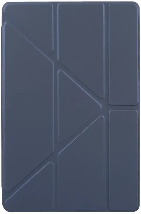 کاور تبلت شیائومی ردمی پد 2 مدل سیلیکونی چرمی تاشو SHIHUI (آبی تیره)