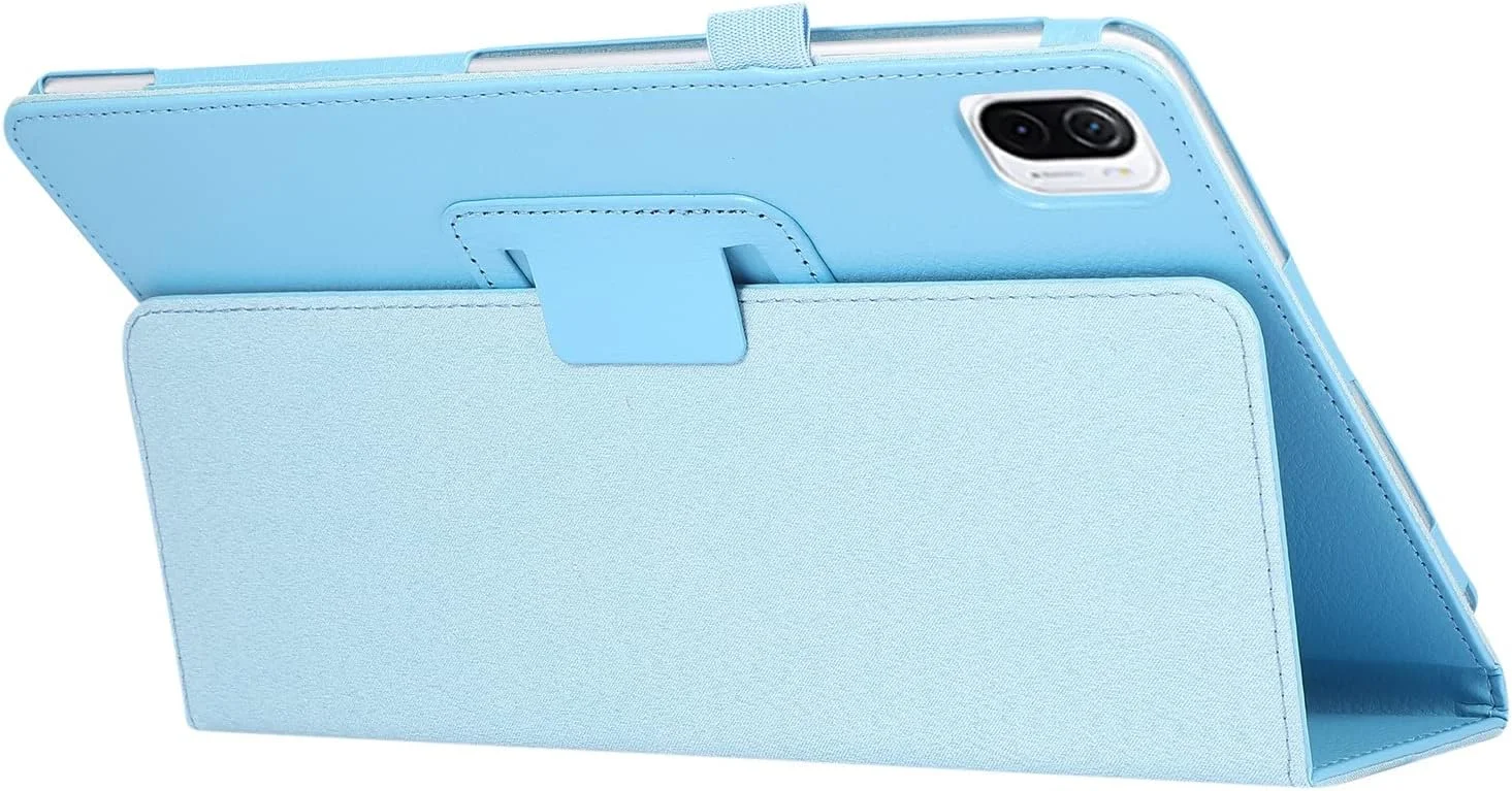 کیف تبلت با طرح چرم مناسب برای تبلت شیائومی MI Pad 5 / MiPad 5 Pro 11 اینچ 2021، محافظ تاشو باریک و سبک