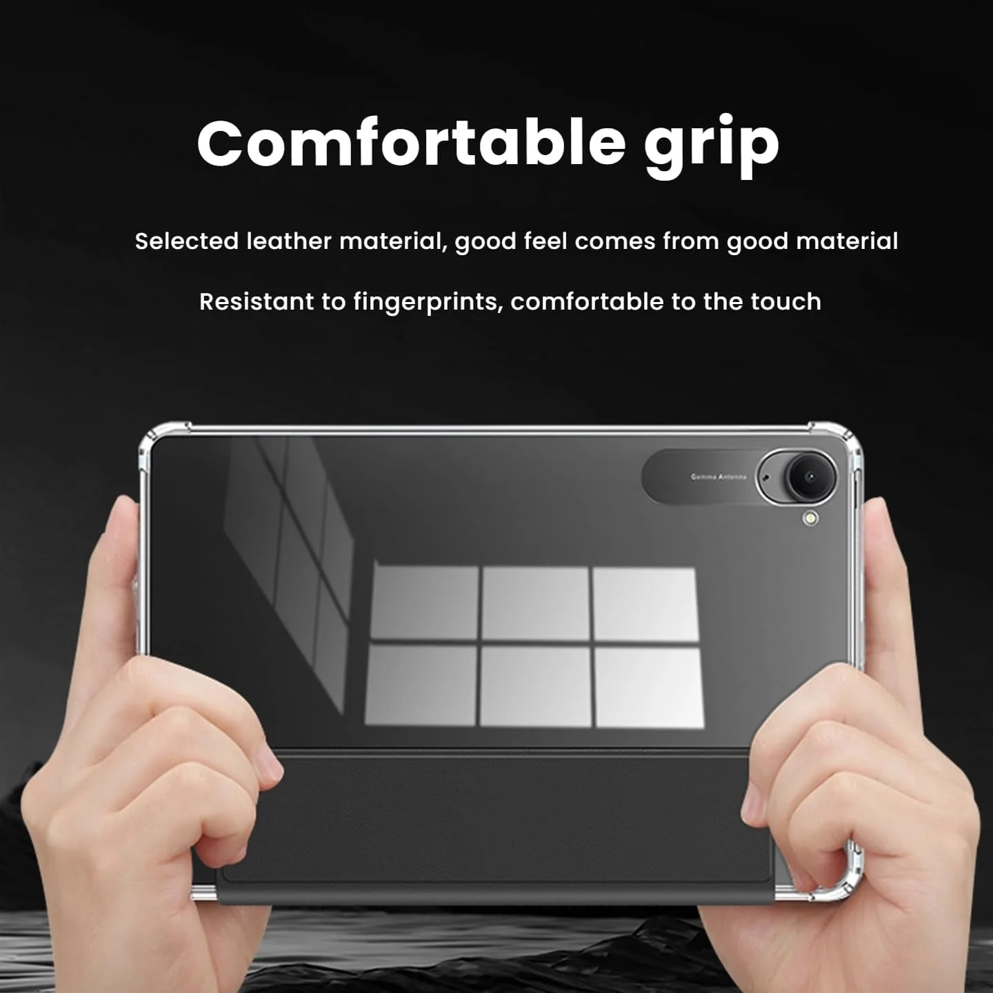 کاور نیمه شفاف Gruattreay سازگار با تبلت شیائومی Redmi K Pad 8.8 اینچ 2025، کاور پشتی شفاف و کاور استند تاشو با قابلیت خواب/بیدار شدن خودکار (سبز)