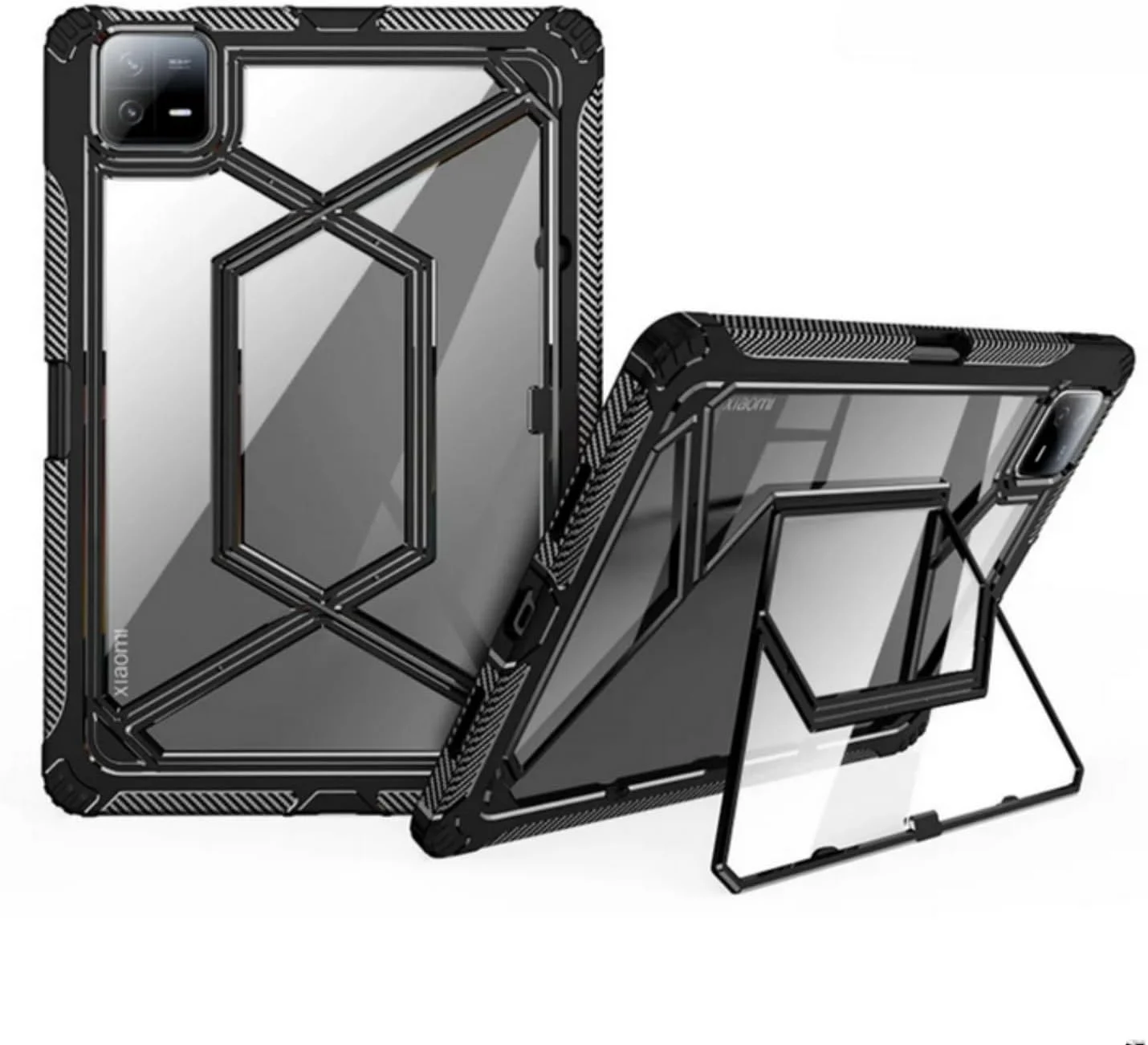 قاب محافظ سخت اکریلیک شفاف SKEIDO برای شیائومی پد 6 پرو 11 2023 و شیائومی پد 6 11 اینچی، قاب ضد ضربه سخت TPU+PC بادوام (مشکی) قاب محافظ سخت اکریلیک شفاف SKEIDO برای شیائومی پد 6 پرو 11 2023 و شیائومی پد 6 11 اینچی، قاب ضد ضربه سخت TPU+PC بادوام (مشکی)