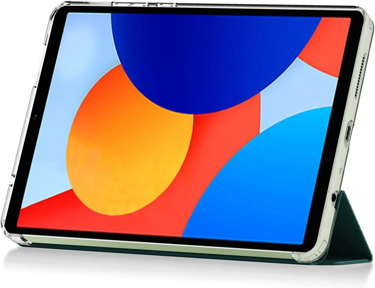 کاور محافظ چرمی سه لایه Gruattreay سازگار با تبلت شیائومی Redmi Pad SE 8.7 اینچ (2024)، کاور محافظ با بامپر TPU نرم و پشت شفاف برای ردمی پد SE 8.7 اینچ (سبز تیره) کاور محافظ چرمی سه لایه Gruattreay سازگار با تبلت شیائومی Redmi Pad SE 8.7 اینچ (2024)، کاور محافظ با بامپر TPU نرم و پشت شفاف برای ردمی پد SE 8.7 اینچ (سبز تیره)