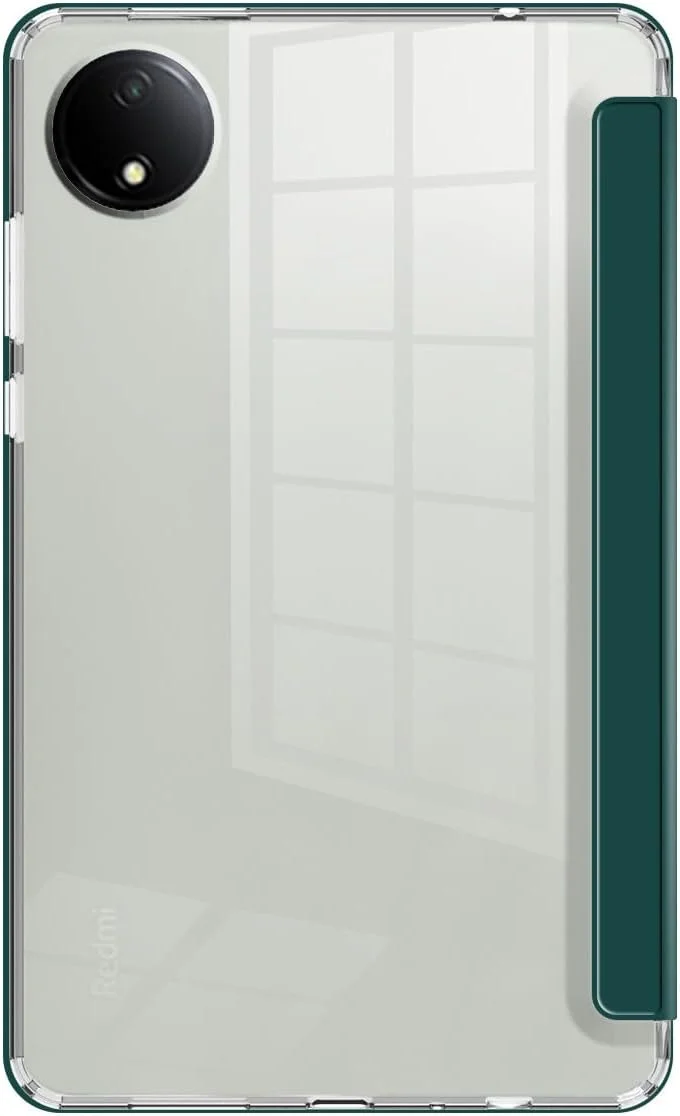 کاور محافظ چرمی سه لایه Gruattreay سازگار با تبلت شیائومی Redmi Pad SE 8.7 اینچ (2024)، کاور محافظ با بامپر TPU نرم و پشت شفاف برای ردمی پد SE 8.7 اینچ (سبز تیره) کاور محافظ چرمی سه لایه Gruattreay سازگار با تبلت شیائومی Redmi Pad SE 8.7 اینچ (2024)، کاور محافظ با بامپر TPU نرم و پشت شفاف برای ردمی پد SE 8.7 اینچ (سبز تیره)