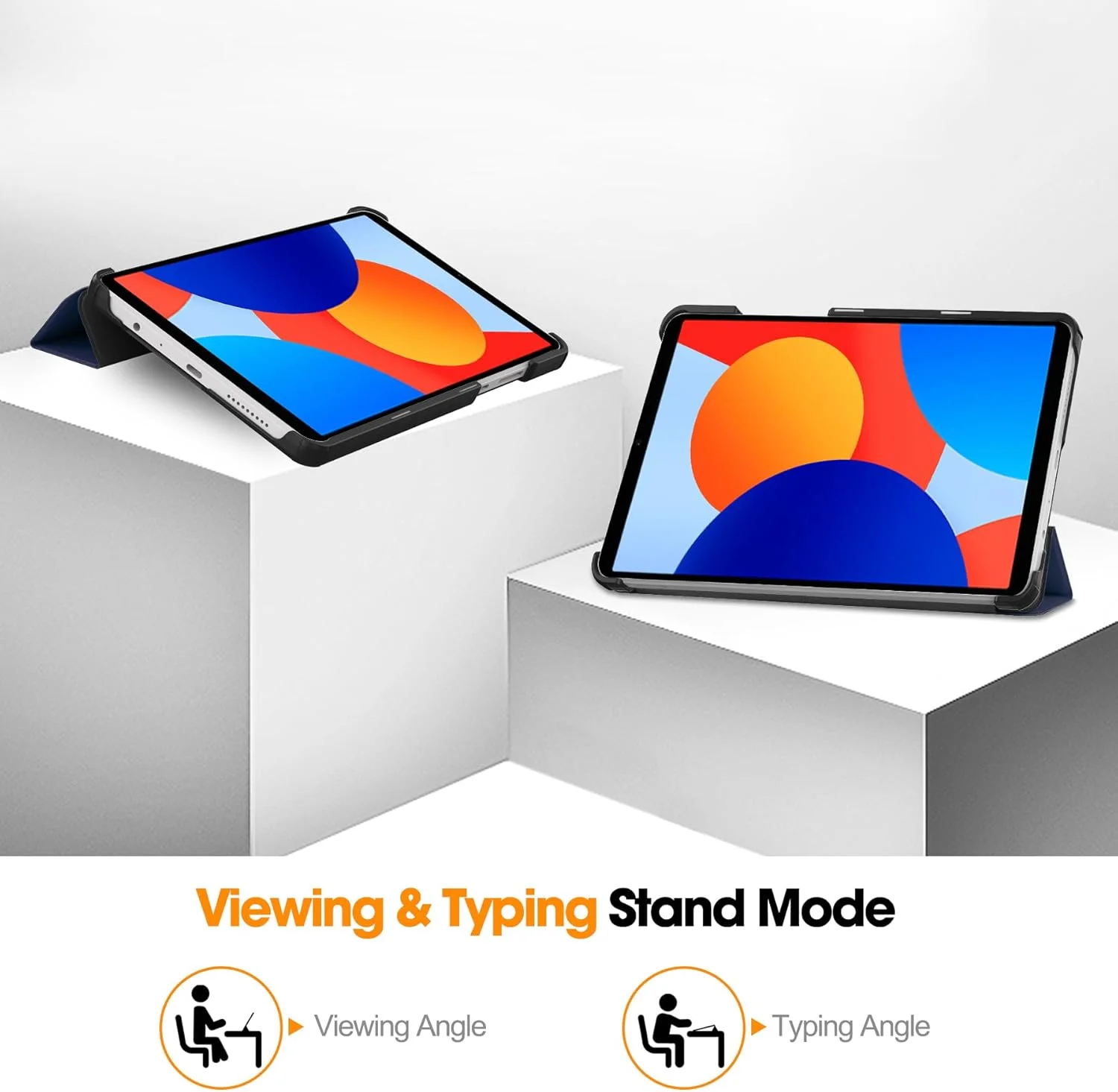 کیف تبلت RanTuo برای Xiaomi Redmi Pad SE 8.7، چرم PU، سبک و نازک، ضد آب، ضد گرد و غبار، قاب محافظ ضد افتادن برای Xiaomi Redmi Pad SE 8.7 (آبی تیره) کیف تبلت RanTuo برای Xiaomi Redmi Pad SE 8.7، چرم PU، سبک و نازک، ضد آب، ضد گرد و غبار، قاب محافظ ضد افتادن برای Xiaomi Redmi Pad SE 8.7 (آبی تیره)