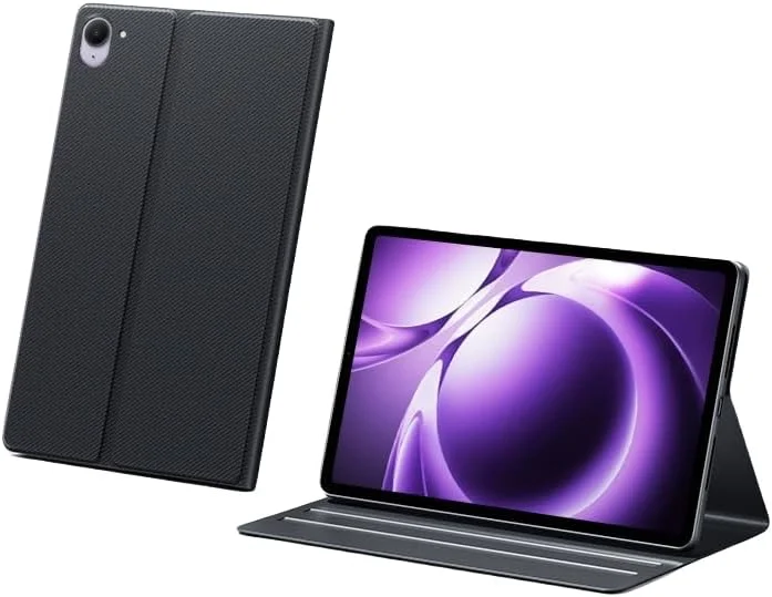 Gruattreay Tablet Case Compatible with Xiaomi Redmi K Pad 8.8 Inch 2025, with Hibernation Function and Stand, PU All-inclusive Drop Protection Cover for Redmi K Pad (Black)