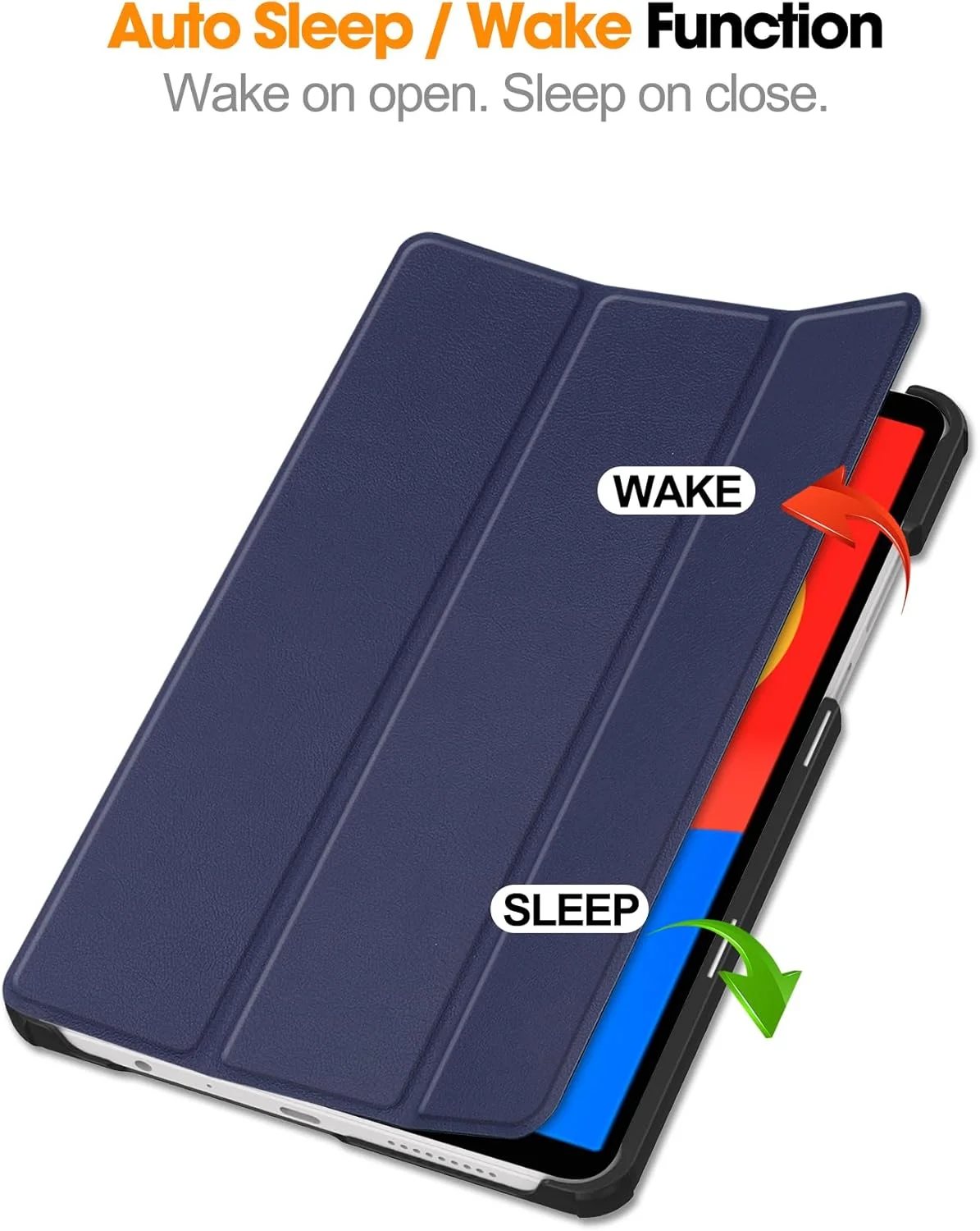 کیف تبلت RanTuo برای Xiaomi Redmi Pad SE 8.7، چرم PU، سبک و نازک، ضد آب، ضد گرد و غبار، قاب محافظ ضد افتادن برای Xiaomi Redmi Pad SE 8.7 (آبی تیره) کیف تبلت RanTuo برای Xiaomi Redmi Pad SE 8.7، چرم PU، سبک و نازک، ضد آب، ضد گرد و غبار، قاب محافظ ضد افتادن برای Xiaomi Redmi Pad SE 8.7 (آبی تیره)