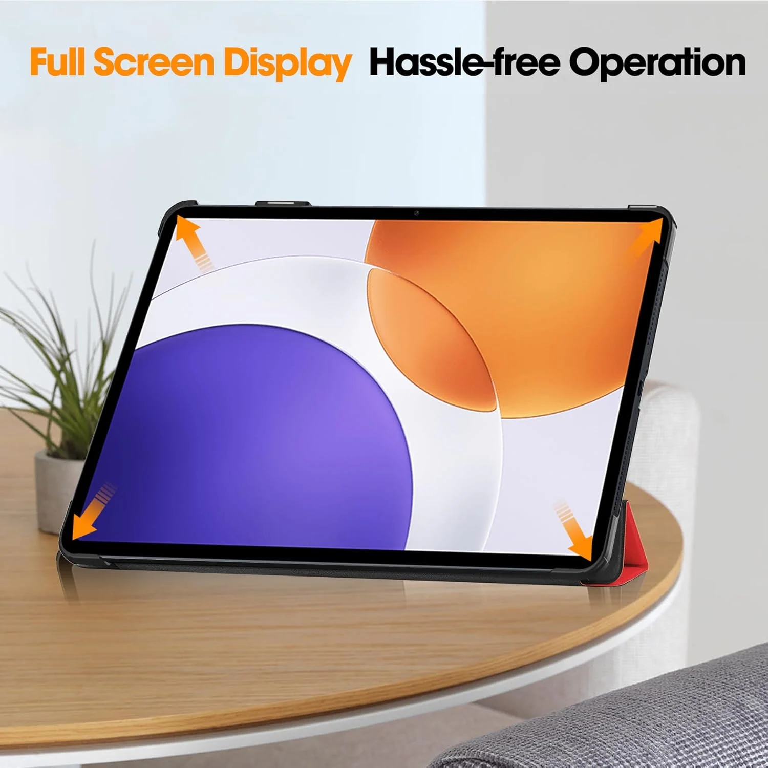 Gruattreay Tablet Case for Xiaomi Pad 7S Pro 12.5 inch 2025, Lightweight Tri-Fold PU Leather Case Folio Flip Cover Shockproof Protective Stand Cover with Auto Wake/Sleep (Red) Gruattreay Tablet Case for Xiaomi Pad 7S Pro 12.5 inch 2025, Lightweight Tri-Fold PU Leather Case Folio Flip Cover Shockproof Protective Stand Cover with Auto Wake/Sleep (Red)