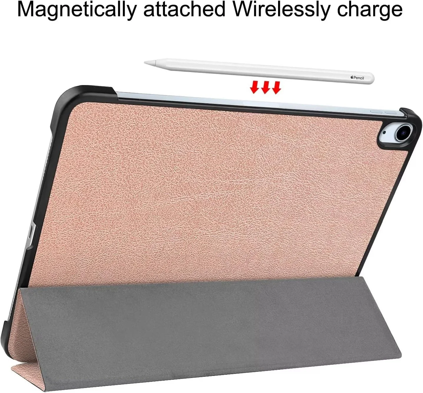 RanTuo Tablet Case for Xiaomi Mi Pad 5, PU Skin, Light and Thin, Waterproof, Dustproof, Anti-Fall Protective Case for Xiaomi Mi Pad 5.(Rose Gold)