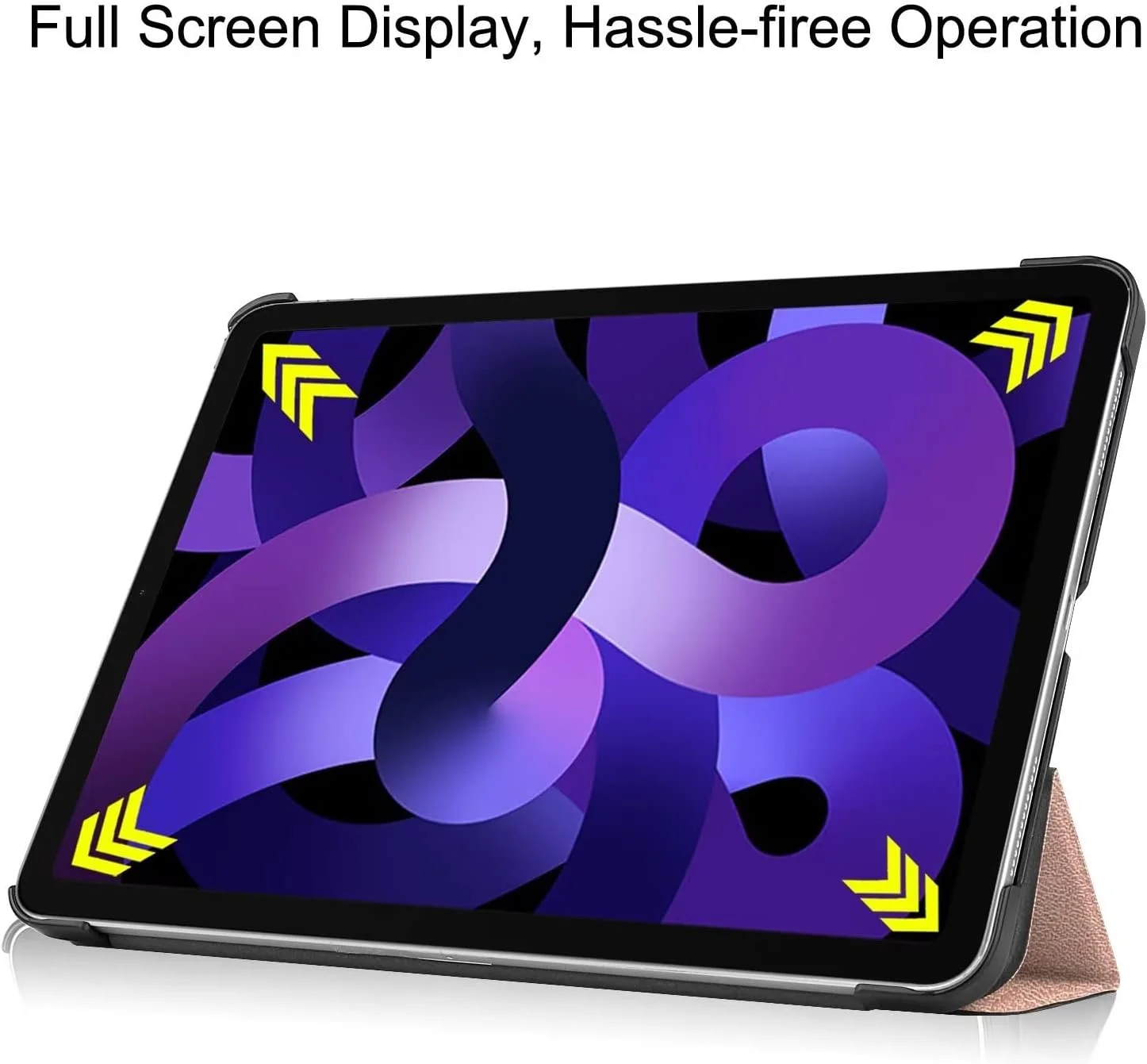 RanTuo Tablet Case for Xiaomi Mi Pad 5, PU Skin, Light and Thin, Waterproof, Dustproof, Anti-Fall Protective Case for Xiaomi Mi Pad 5.(Rose Gold)