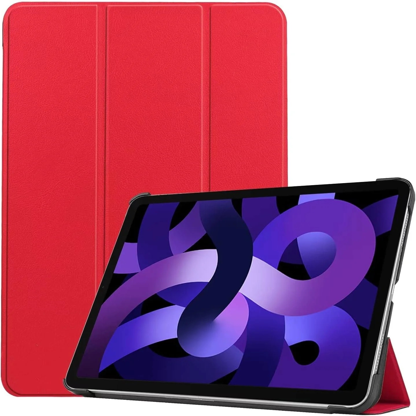 کیف تبلت RanTuo برای شیائومی پد 5 پرو، چرم PU، سبک و نازک، ضد آب، ضد گرد و غبار، کیف محافظ ضد افتادن برای شیائومی پد 5 پرو. (قرمز)