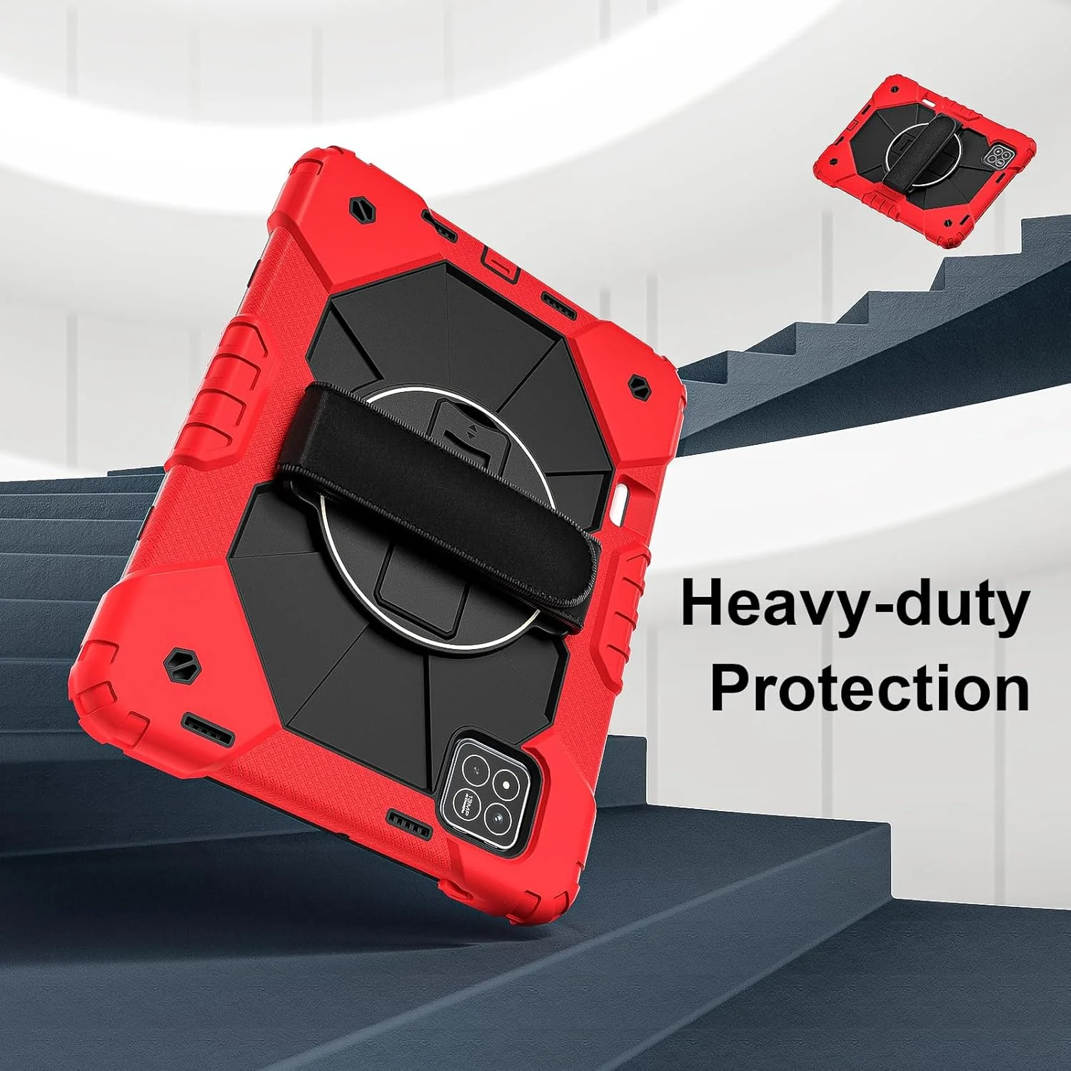 کیف تبلت رباتی nincyee برای شیائومی پد 7 11.2 اینچ 2024، کاور سیلیکونی رنگین کمانی ضد ضربه 3 در 1 با نگهدارنده قلم، بند شانه، بند دستی، پایه تاشو برای کودکان کیف تبلت رباتی nincyee برای شیائومی پد 7 11.2 اینچ 2024، کاور سیلیکونی رنگین کمانی ضد ضربه 3 در 1 با نگهدارنده قلم، بند شانه، بند دستی، پایه تاشو برای کودکان