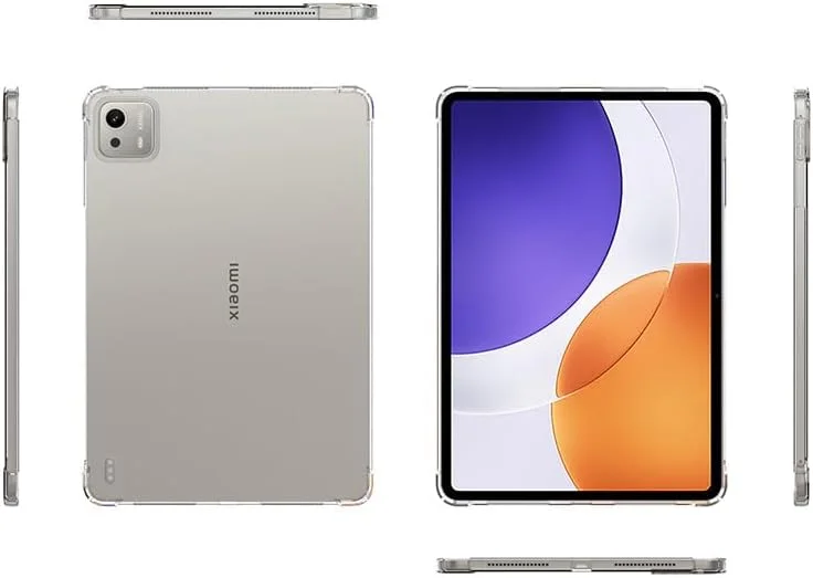 کاور تبلت Gruattreay سازگار با شیائومی پد 7S Pro 12.5 اینچ، کاور محافظ شفاف TPU نرم با پوشش کامل برای Mi Pad 7S Pro 12.5 کاور تبلت Gruattreay سازگار با شیائومی پد 7S Pro 12.5 اینچ، کاور محافظ شفاف TPU نرم با پوشش کامل برای Mi Pad 7S Pro 12.5