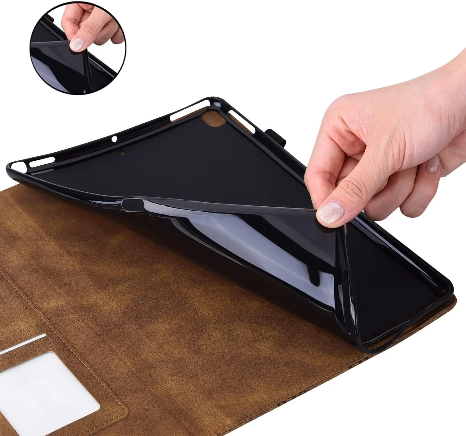 کیف محافظ تبلت چرمی PU طرح پروانه، دارای جای کارت، سازگار با تبلت شیائومی پد 6 مکس کیف محافظ تبلت چرمی PU طرح پروانه، دارای جای کارت، سازگار با تبلت شیائومی پد 6 مکس