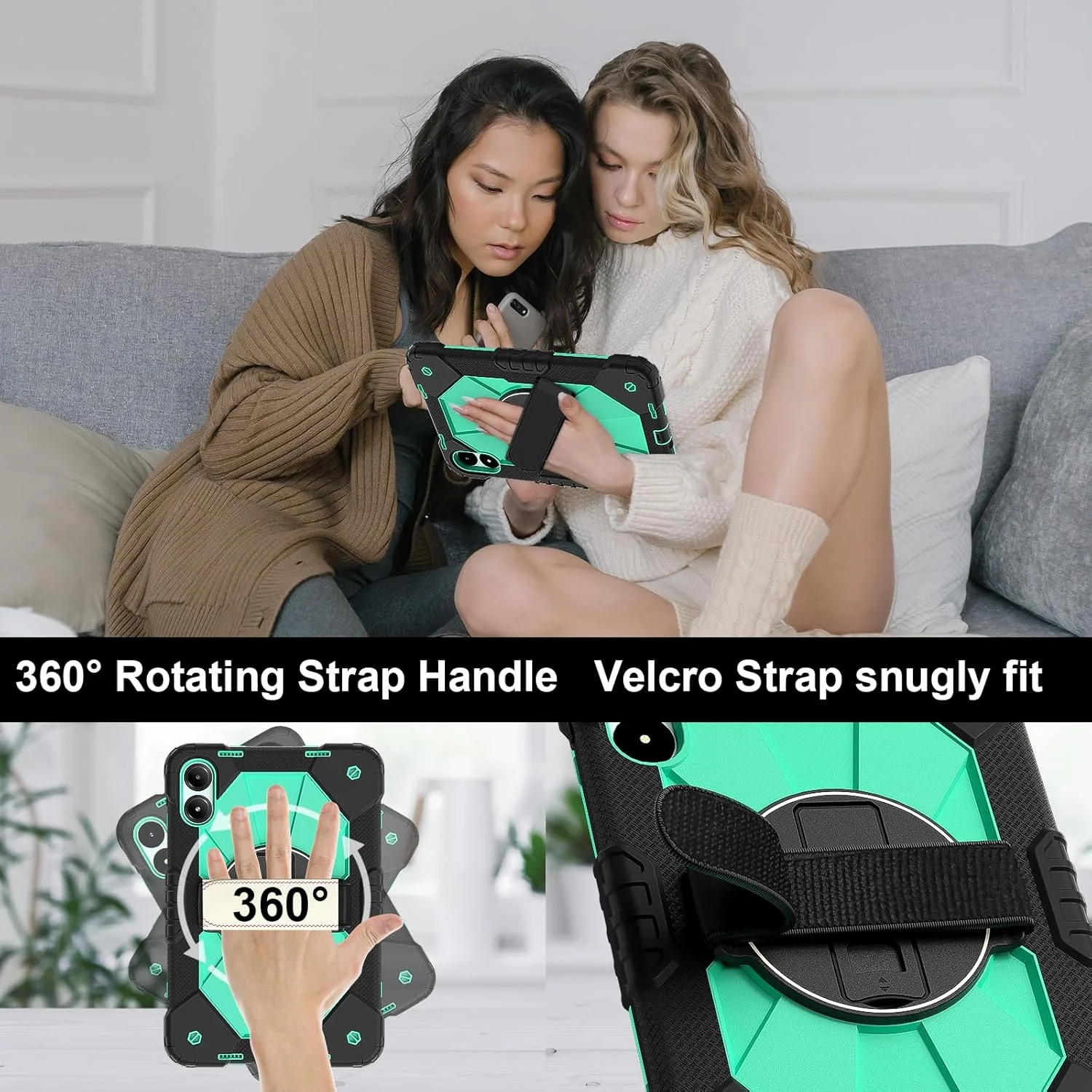 کیف تبلت رباتی Nincyee برای Xiaomi Redmi Pad Pro 12.1" 2024، کاور سیلیکونی ضد ضربه رنگین کمانی 3 در 1 با نگهدارنده قلم، بند شانه، بند دستی، پایه تاشو برای کودکان کیف تبلت رباتی Nincyee برای Xiaomi Redmi Pad Pro 12.1" 2024، کاور سیلیکونی ضد ضربه رنگین کمانی 3 در 1 با نگهدارنده قلم، بند شانه، بند دستی، پایه تاشو برای کودکان