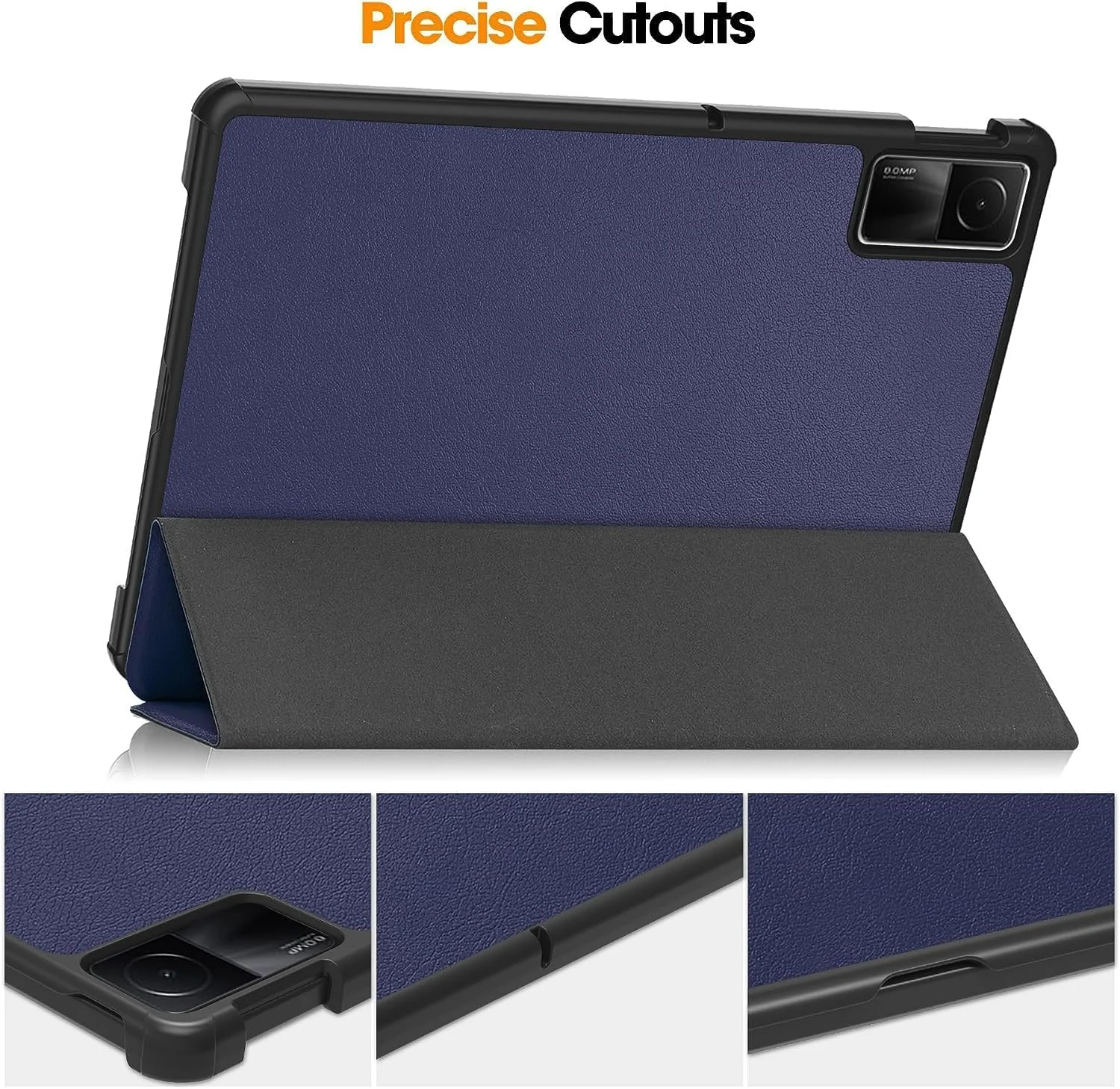 کاور تبلت گرواتری سازگار با شیائومی Redmi Pad SE 11 اینچ 2023، کاور هوشمند سه تایی، قاب پشتی سخت PC، کاور باریک با زوایای دید چندگانه، استند با قابلیت بیدار شدن/خواب خودکار (آبی) کاور تبلت گرواتری سازگار با شیائومی Redmi Pad SE 11 اینچ 2023، کاور هوشمند سه تایی، قاب پشتی سخت PC، کاور باریک با زوایای دید چندگانه، استند با قابلیت بیدار شدن/خواب خودکار (آبی)