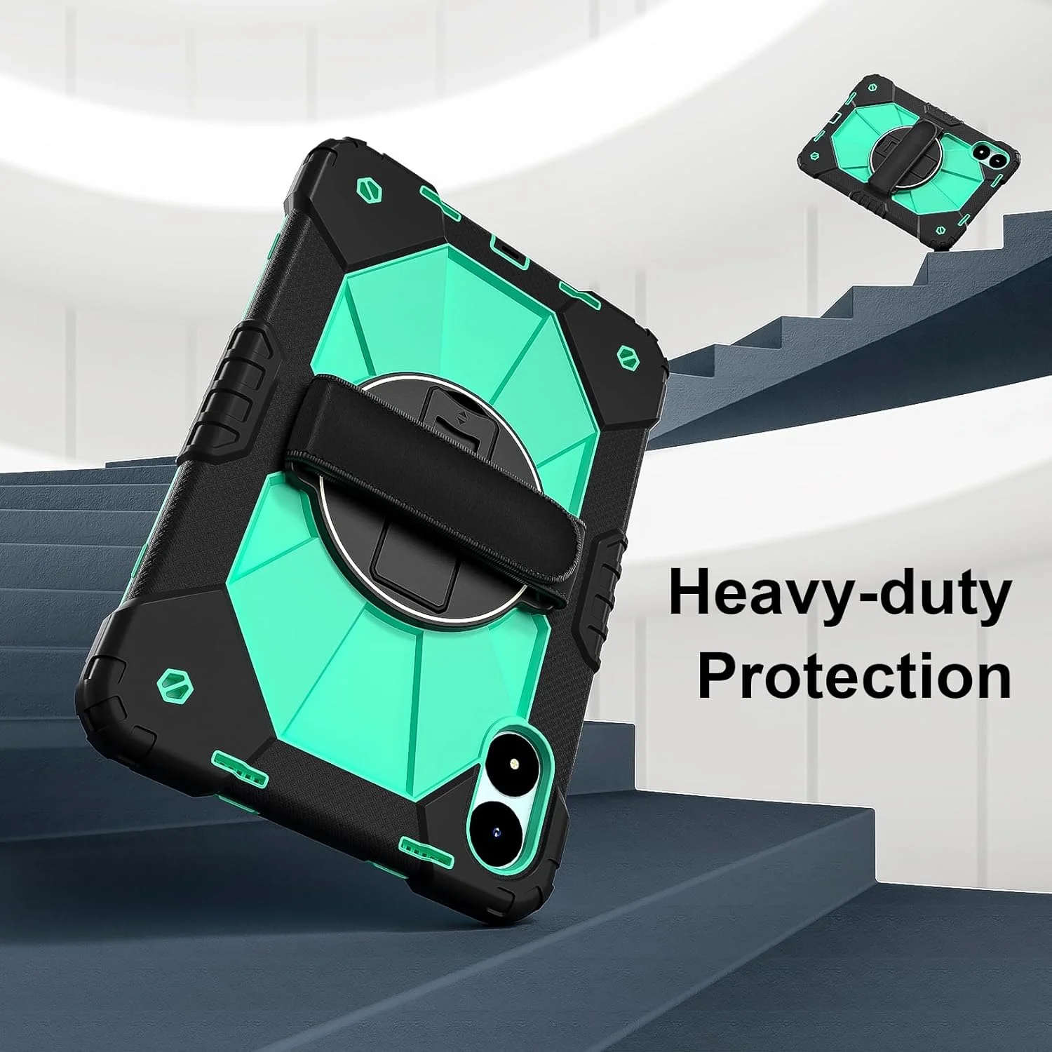 کیف تبلت رباتی Nincyee برای Xiaomi Redmi Pad Pro 12.1" 2024، کاور سیلیکونی ضد ضربه رنگین کمانی 3 در 1 با نگهدارنده قلم، بند شانه، بند دستی، پایه تاشو برای کودکان کیف تبلت رباتی Nincyee برای Xiaomi Redmi Pad Pro 12.1" 2024، کاور سیلیکونی ضد ضربه رنگین کمانی 3 در 1 با نگهدارنده قلم، بند شانه، بند دستی، پایه تاشو برای کودکان