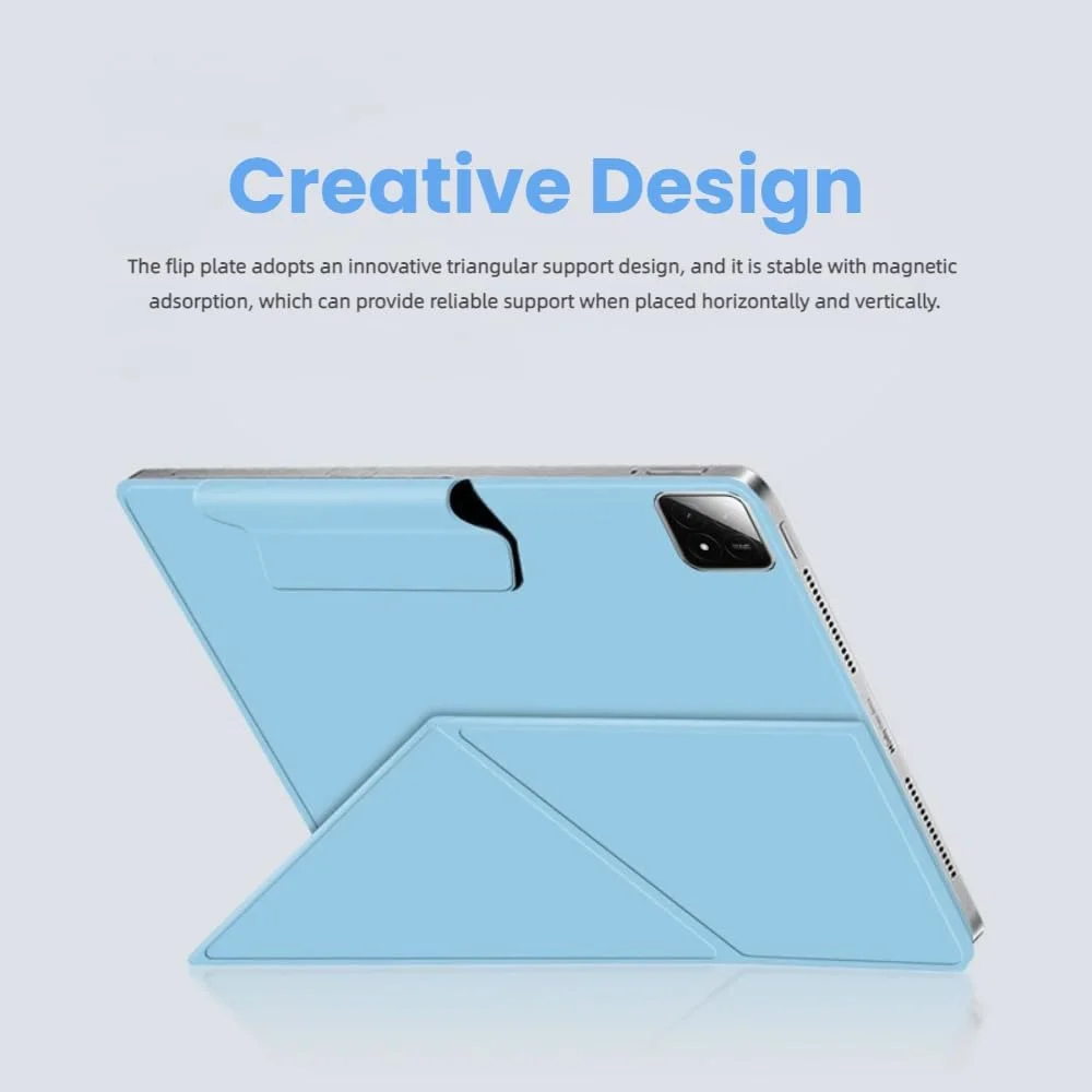 کاور تبلت مغناطیسی Gruattreay سازگار با شیائومی پد 6S Pro 12.4 اینچ، کاور محافظ سبک وزن با استند محکم و حالت خواب برای Mi Pad 6S Pro (مشکی) کاور تبلت مغناطیسی Gruattreay سازگار با شیائومی پد 6S Pro 12.4 اینچ، کاور محافظ سبک وزن با استند محکم و حالت خواب برای Mi Pad 6S Pro (مشکی)