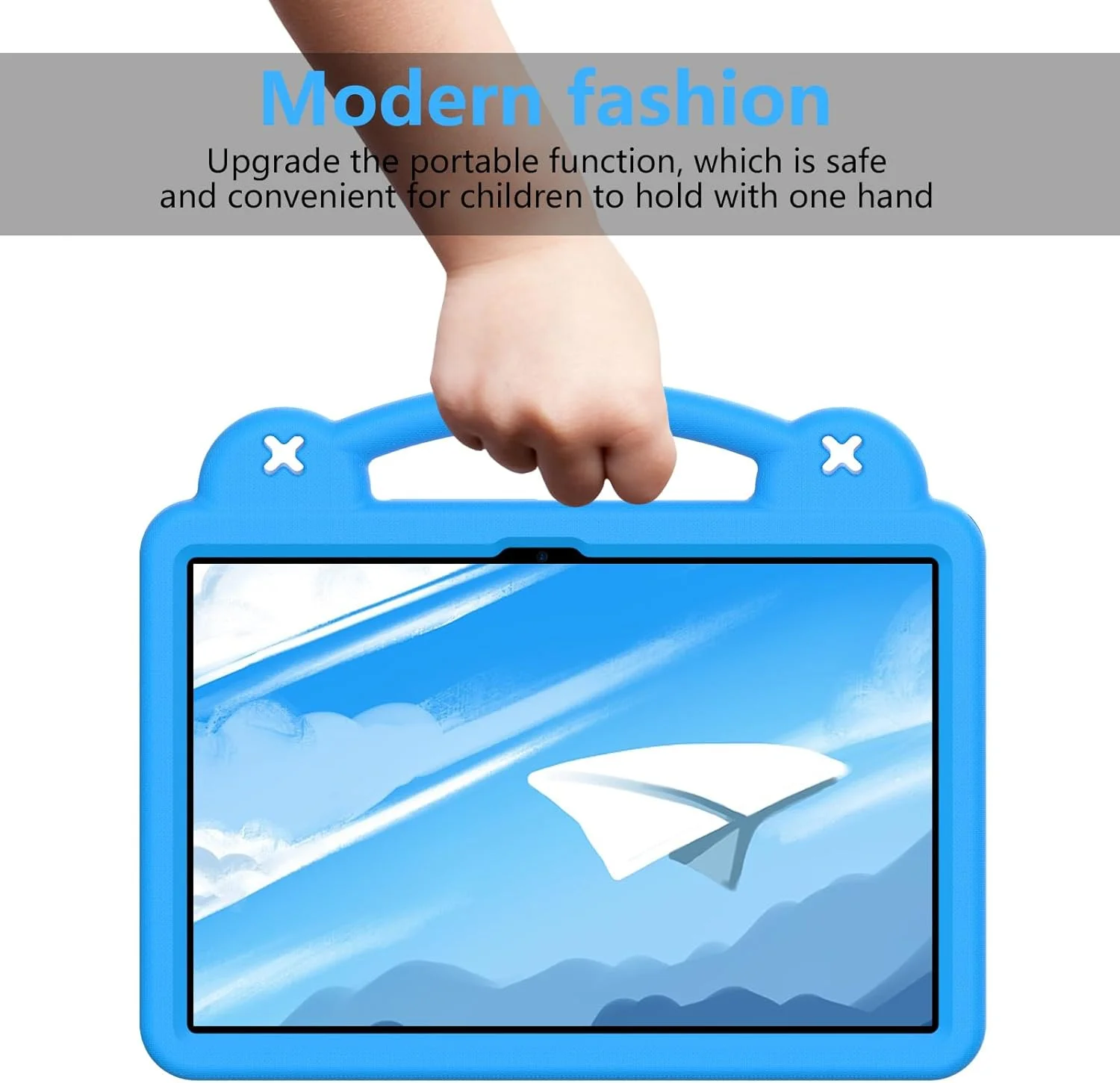 Gruattreay Case Compatible with Xiaomi Redmi Pad Pro 12.1 Inch, Tablet Case with Pen Slot and Adjustable Stand, EVA Handheld Tablet Cover for Kids (Yellow)