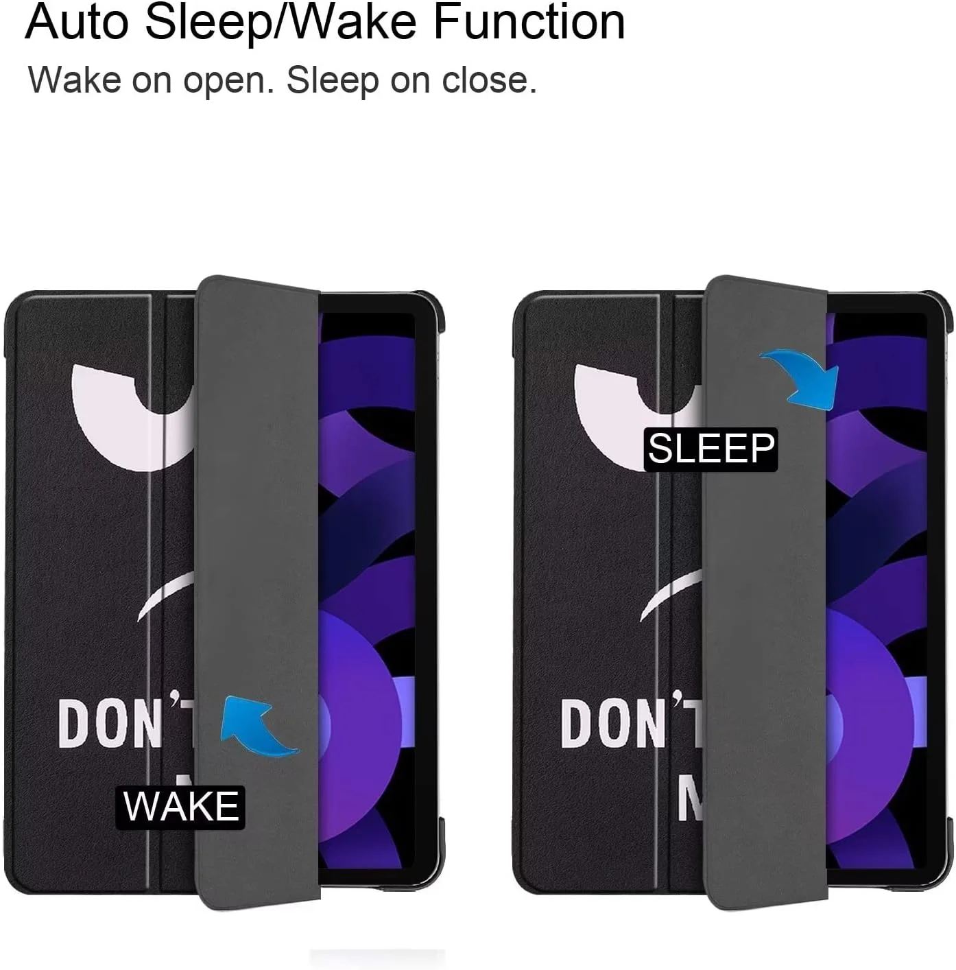 RanTuo Tablet Case for Xiaomi Mi Pad 5 Pro, PU Skin, Light and Thin, Waterproof, Dustproof, Anti-Fall Protective Case for Xiaomi Mi Pad 5 Pro.(Big Eyes)