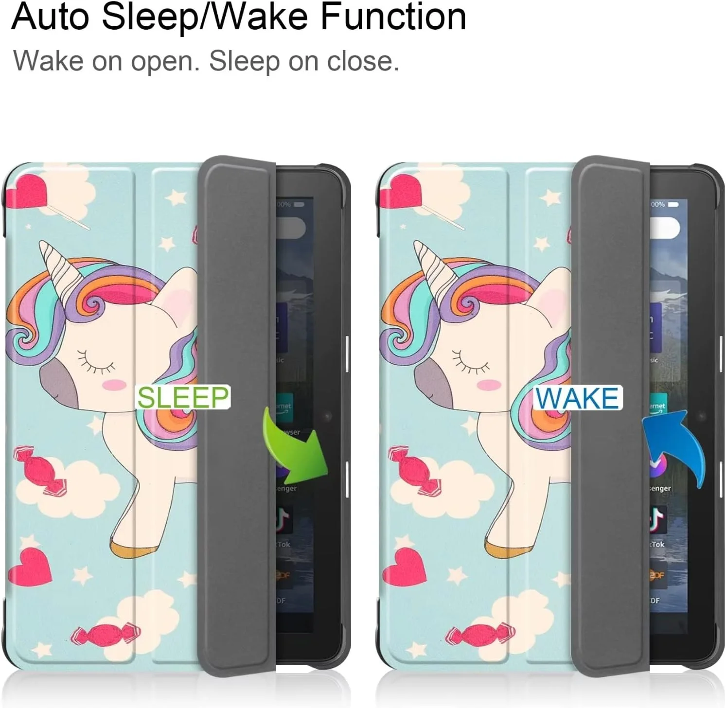 RanTuo Tablet Case for Xiaomi Pad 5 Pro, PU Skin, Light and Thin, Waterproof, Dustproof, Anti-Fall Protective Case for Xiaomi Pad 5 Pro.(Unicorn) RanTuo Tablet Case for Xiaomi Pad 5 Pro, PU Skin, Light and Thin, Waterproof, Dustproof, Anti-Fall Protective Case for Xiaomi Pad 5 Pro.(Unicorn)