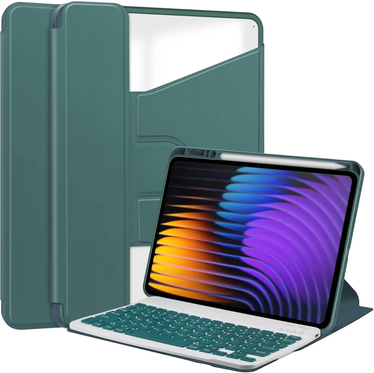 Travel with Tablet Case Compatible with Xiaomi Mi Pad 7/7 Pro 11.2 Inch Wireless Detachable Keyboard Stand for S Pen 360 Degree Rotating Stand Tablet Case with Function Travel with Tablet Case Compatible with Xiaomi Mi Pad 7/7 Pro 11.2 Inch Wireless Detachable Keyboard Stand for S Pen 360 Degree Rotating Stand Tablet Case with Function