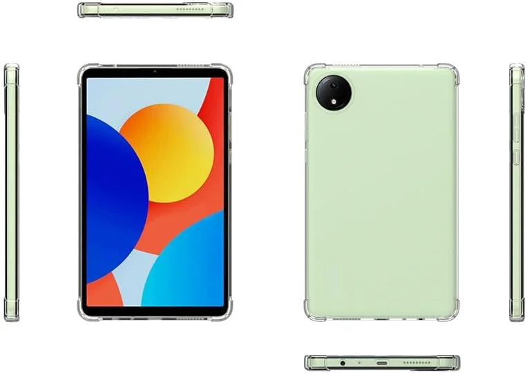 Kejuthrv compatible with Xiaomi Redmi Pad SE 8.7 inch Clear Case Released 2024, Shockproof Impact Resistant Flexible Cover, Anti-Scratch Transparent Clear TPU Protective Shell for REDMIPAD SE 8.7 Kejuthrv compatible with Xiaomi Redmi Pad SE 8.7 inch Clear Case Released 2024, Shockproof Impact Resistant Flexible Cover, Anti-Scratch Transparent Clear TPU Protective Shell for REDMIPAD SE 8.7