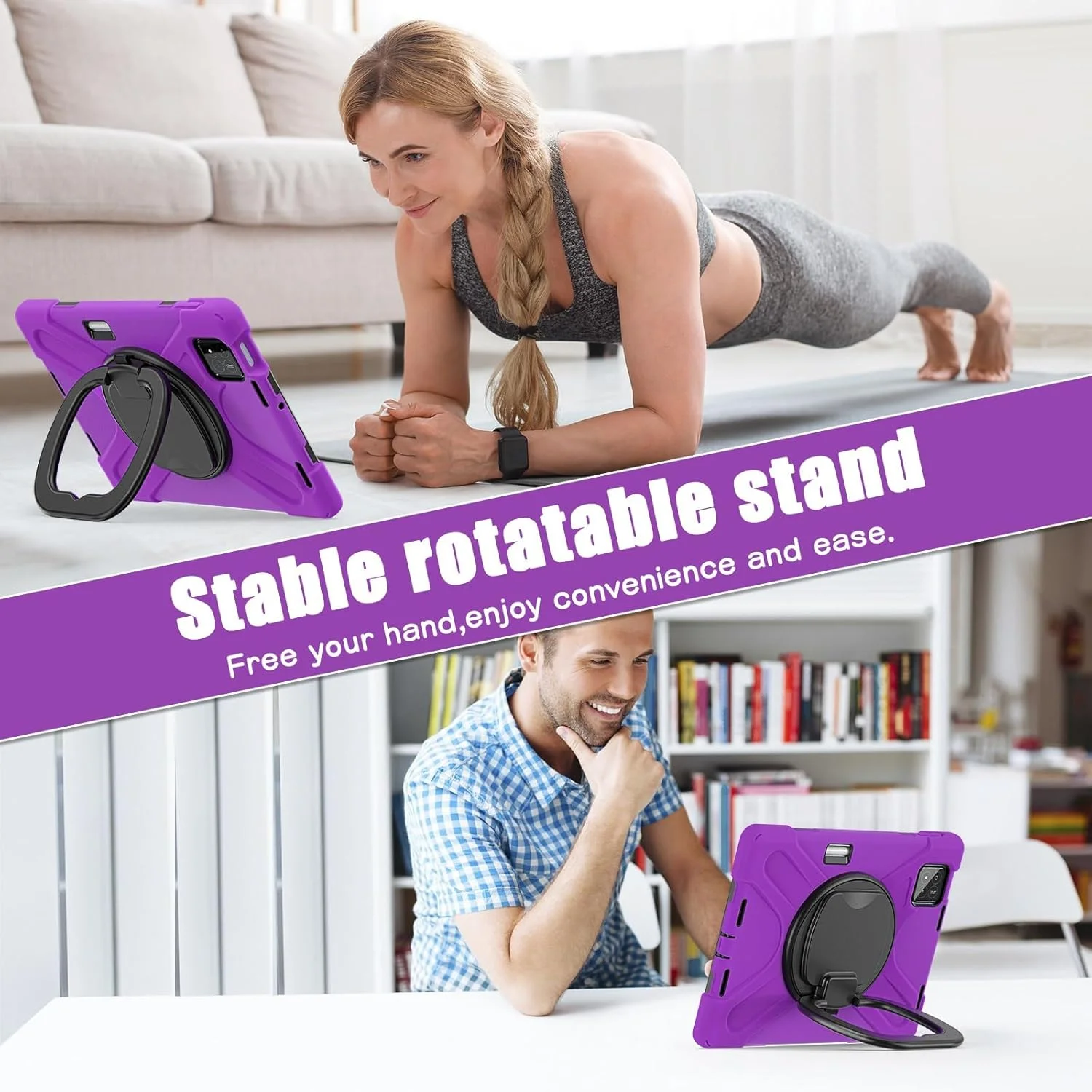 کیف تبلت مناسب برای Xiaomi Mi Pad 7 / Mi Pad 7 Pro 11.2 اینچ 2024، کیف TPU بادوام و ضد ضربه کودکان، پایه چرخشی 360 درجه چند منظوره + بند شانه کیف تبلت مناسب برای Xiaomi Mi Pad 7 / Mi Pad 7 Pro 11.2 اینچ 2024، کیف TPU بادوام و ضد ضربه کودکان، پایه چرخشی 360 درجه چند منظوره + بند شانه