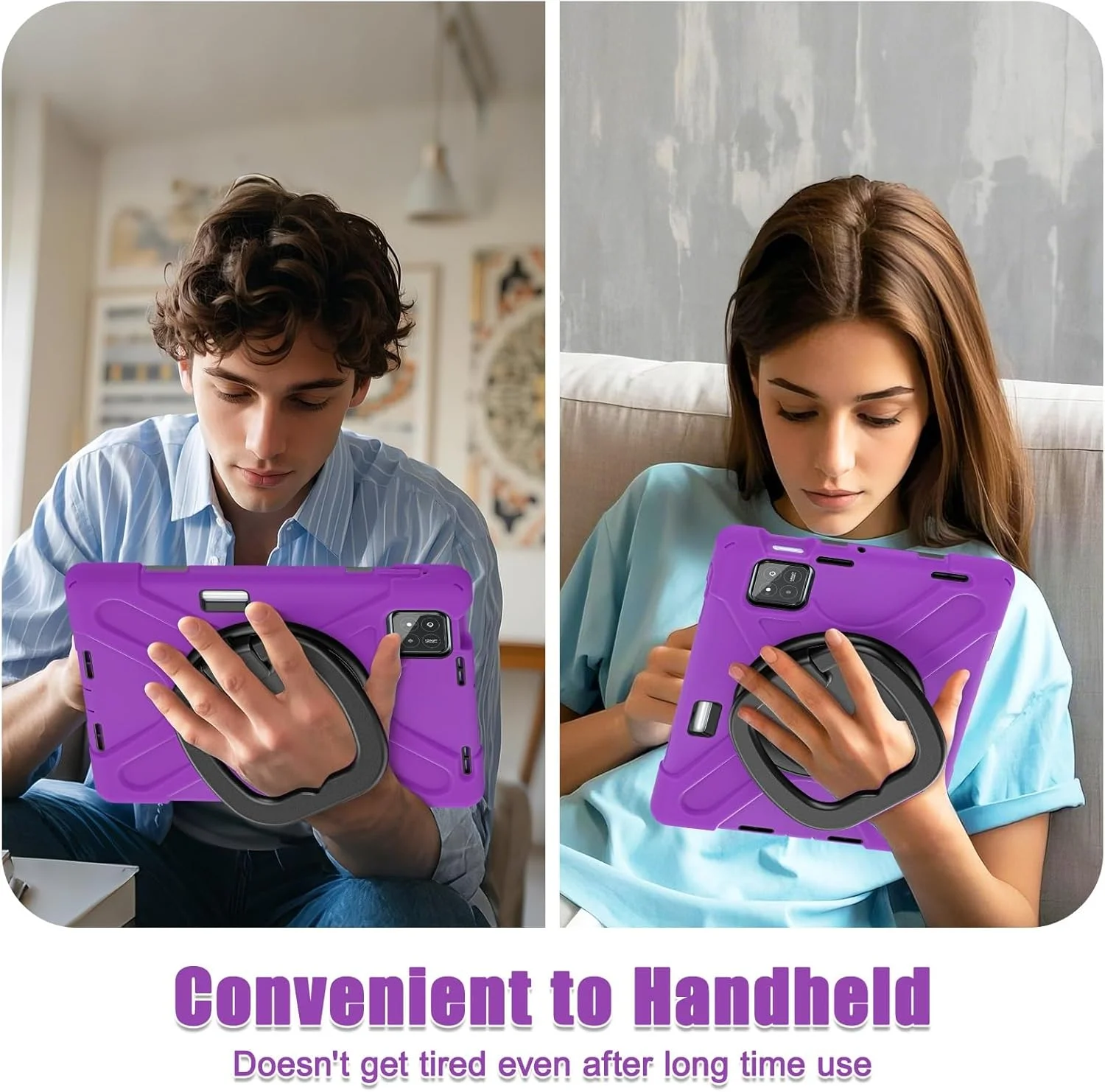 کیف تبلت مناسب برای Xiaomi Mi Pad 7 / Mi Pad 7 Pro 11.2 اینچ 2024، کیف TPU بادوام و ضد ضربه کودکان، پایه چرخشی 360 درجه چند منظوره + بند شانه کیف تبلت مناسب برای Xiaomi Mi Pad 7 / Mi Pad 7 Pro 11.2 اینچ 2024، کیف TPU بادوام و ضد ضربه کودکان، پایه چرخشی 360 درجه چند منظوره + بند شانه