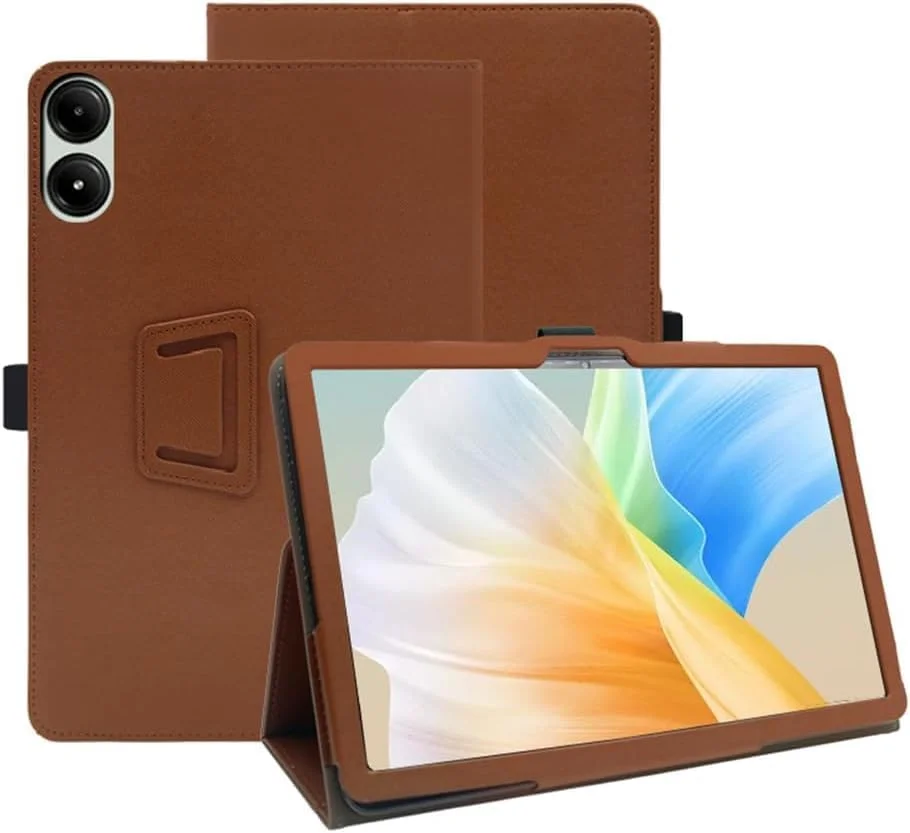 کاور Gruattreay سازگار با تبلت شیائومی Redmi Pad Pro 12.1 اینچ 2024، پوشش کامل چرمی PU فوق العاده باریک، کاور محافظ تبلت تاشو (قهوه ای) کاور Gruattreay سازگار با تبلت شیائومی Redmi Pad Pro 12.1 اینچ 2024، پوشش کامل چرمی PU فوق العاده باریک، کاور محافظ تبلت تاشو (قهوه ای)