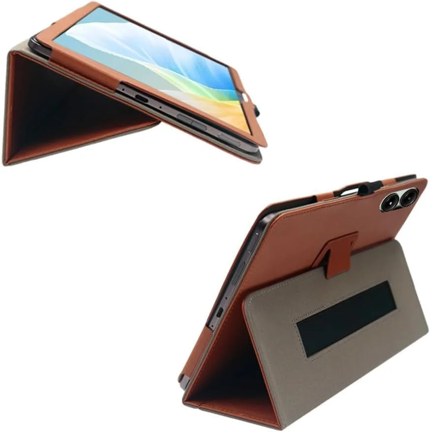 کاور Gruattreay سازگار با تبلت شیائومی Redmi Pad Pro 12.1 اینچ 2024، پوشش کامل چرمی PU فوق العاده باریک، کاور محافظ تبلت تاشو (قهوه ای) کاور Gruattreay سازگار با تبلت شیائومی Redmi Pad Pro 12.1 اینچ 2024، پوشش کامل چرمی PU فوق العاده باریک، کاور محافظ تبلت تاشو (قهوه ای)