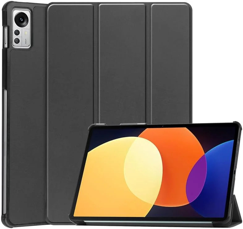 کاور تبلت نیکاکیو مناسب برای شیائومی پد 5 پرو 12.4 اینچ 2022، کاور سه لایه تبلت پد 5 پرو 12.4 اینچ با جای قلم، حالت خواب/بیدار خودکار، پشت TPU نرم، کاور محافظ سبک وزن، مشکی کاور تبلت نیکاکیو مناسب برای شیائومی پد 5 پرو 12.4 اینچ 2022، کاور سه لایه تبلت پد 5 پرو 12.4 اینچ با جای قلم، حالت خواب/بیدار خودکار، پشت TPU نرم، کاور محافظ سبک وزن، مشکی