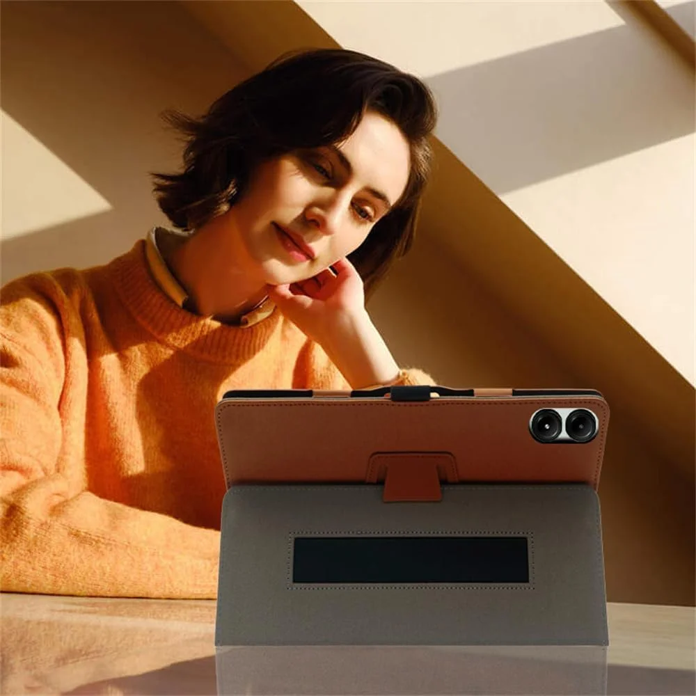 کاور Gruattreay سازگار با تبلت شیائومی Redmi Pad Pro 12.1 اینچ 2024، پوشش کامل چرمی PU فوق العاده باریک، کاور محافظ تبلت تاشو (قهوه ای) کاور Gruattreay سازگار با تبلت شیائومی Redmi Pad Pro 12.1 اینچ 2024، پوشش کامل چرمی PU فوق العاده باریک، کاور محافظ تبلت تاشو (قهوه ای)