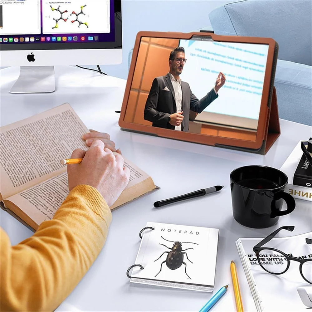 کاور Gruattreay سازگار با تبلت شیائومی Redmi Pad Pro 12.1 اینچ 2024، پوشش کامل چرمی PU فوق العاده باریک، کاور محافظ تبلت تاشو (قهوه ای) کاور Gruattreay سازگار با تبلت شیائومی Redmi Pad Pro 12.1 اینچ 2024، پوشش کامل چرمی PU فوق العاده باریک، کاور محافظ تبلت تاشو (قهوه ای)